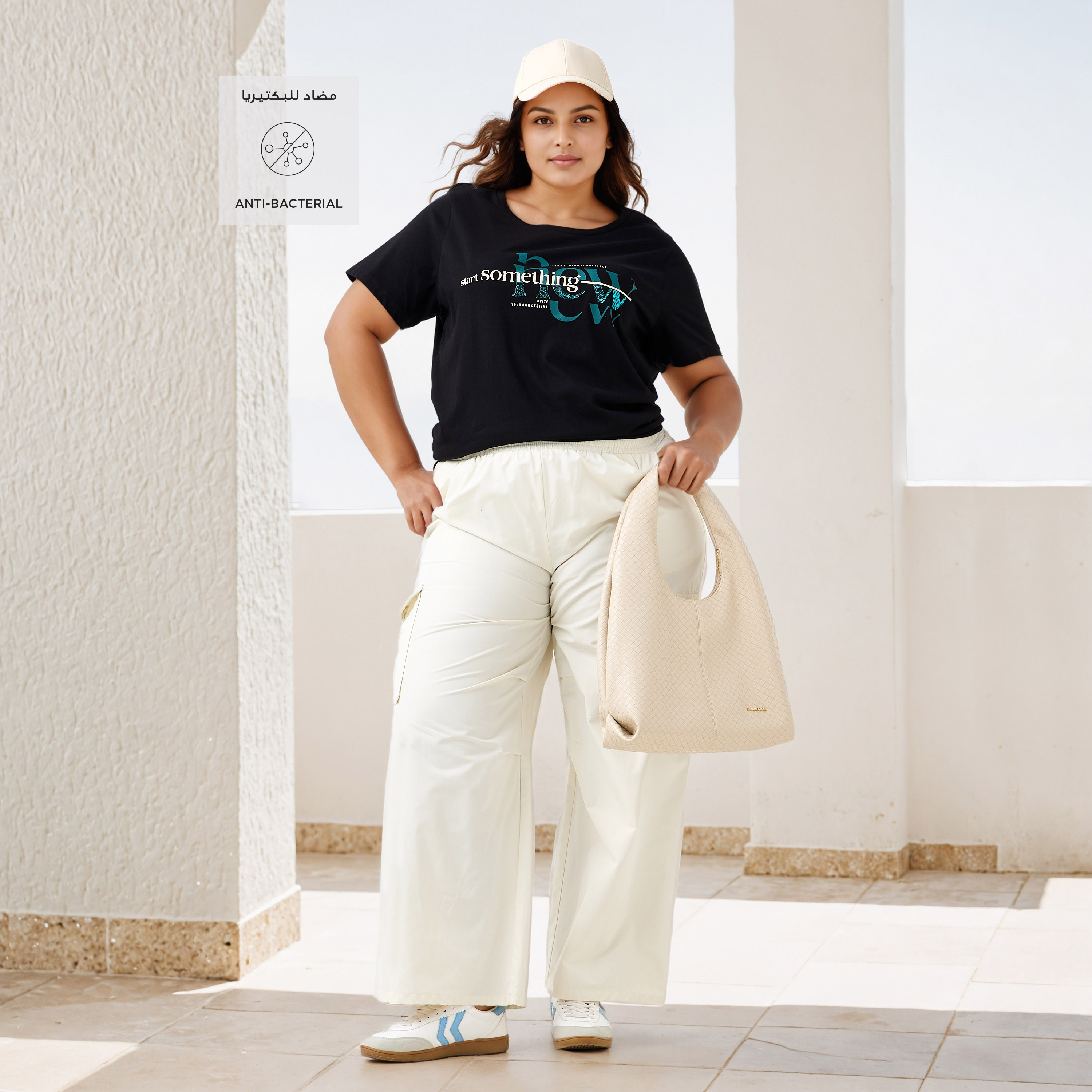 Plus Size Ulla Popken Slogan Print T-shirt-women-clothing-tshirts-image-2