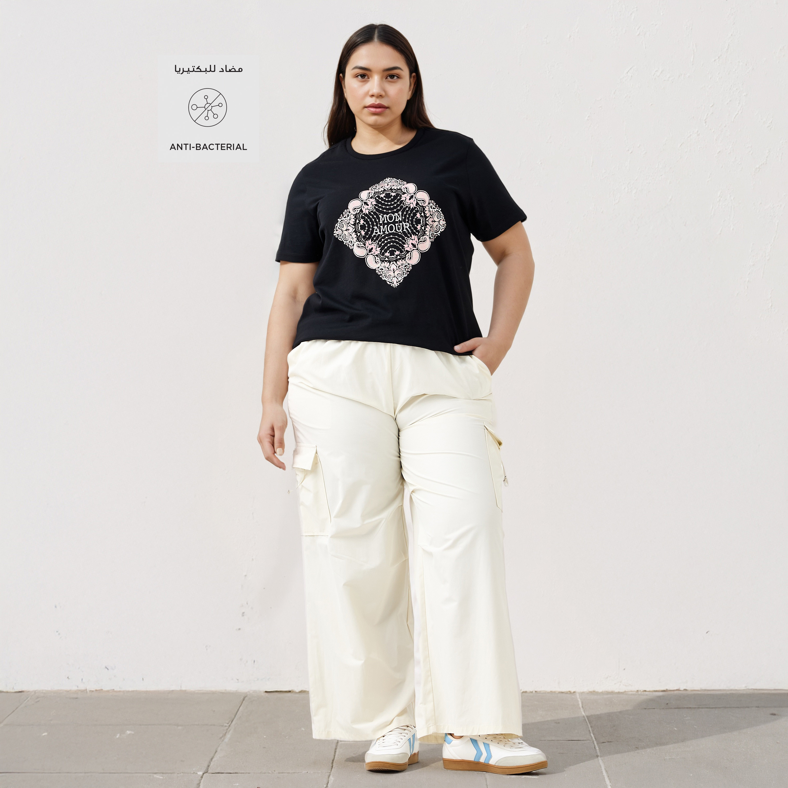 تيشيرت قطن مقاس كبير بطبعات جرافيك من أولا بوبكن-women-clothing-tshirts-image-2