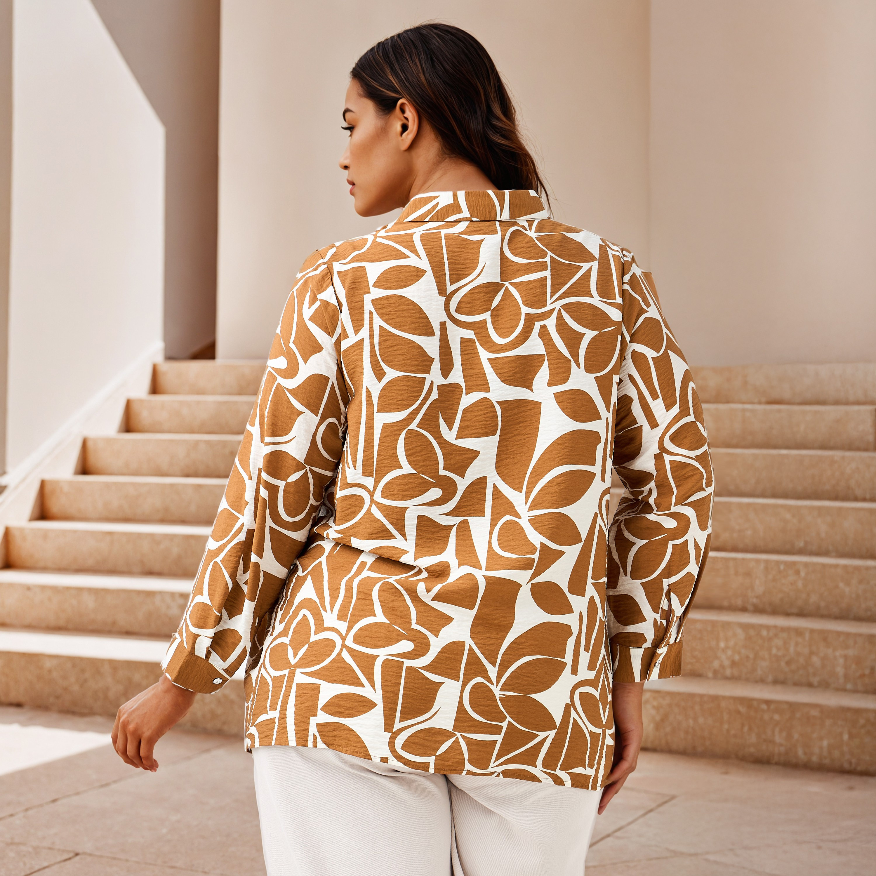 Plus Size Ulla Popken Printed Shirt-women-clothing-shirtsandblouses-shirts-image-3