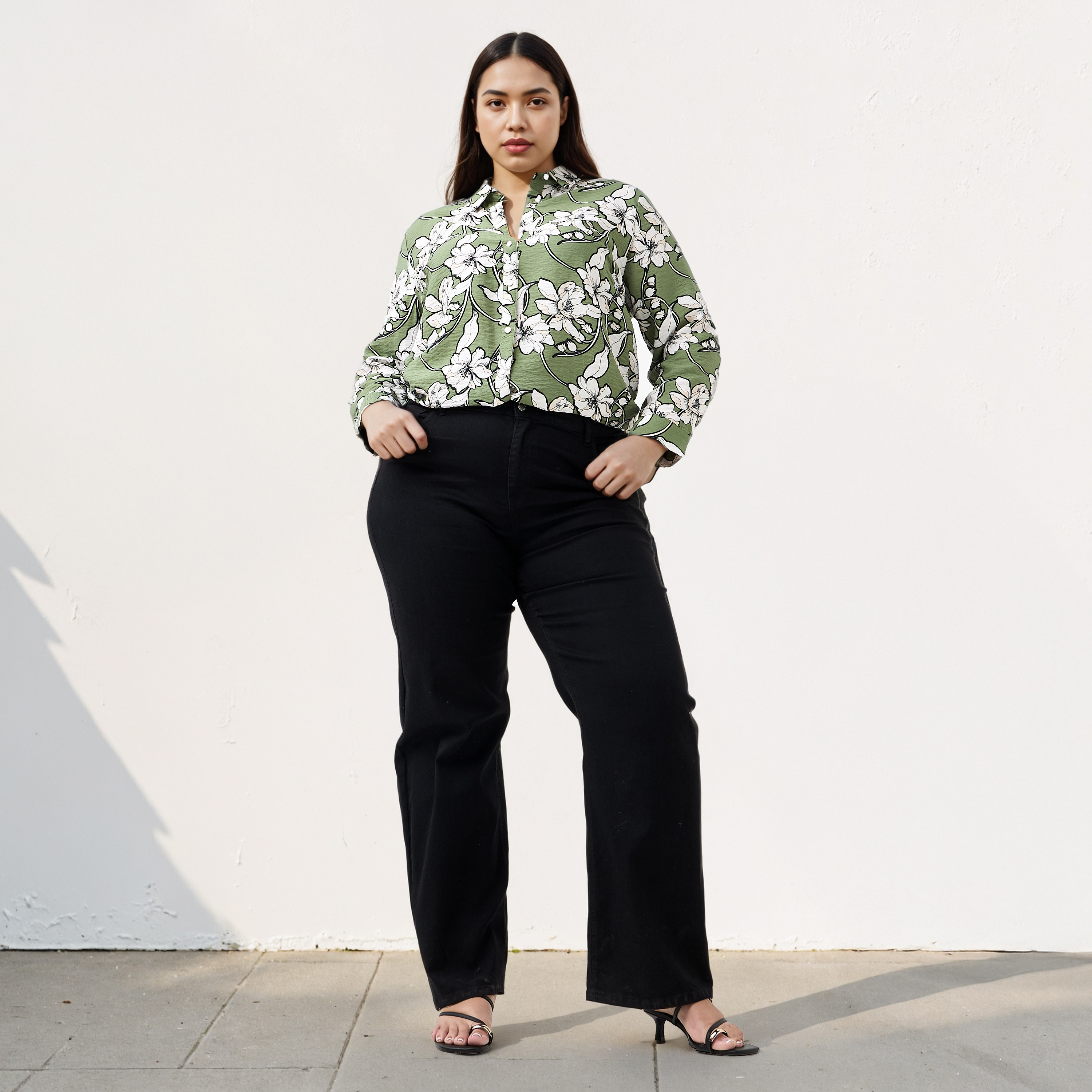 Plus Size Ulla Popken Floral Print Shirt-women-clothing-shirtsandblouses-shirts-image-2