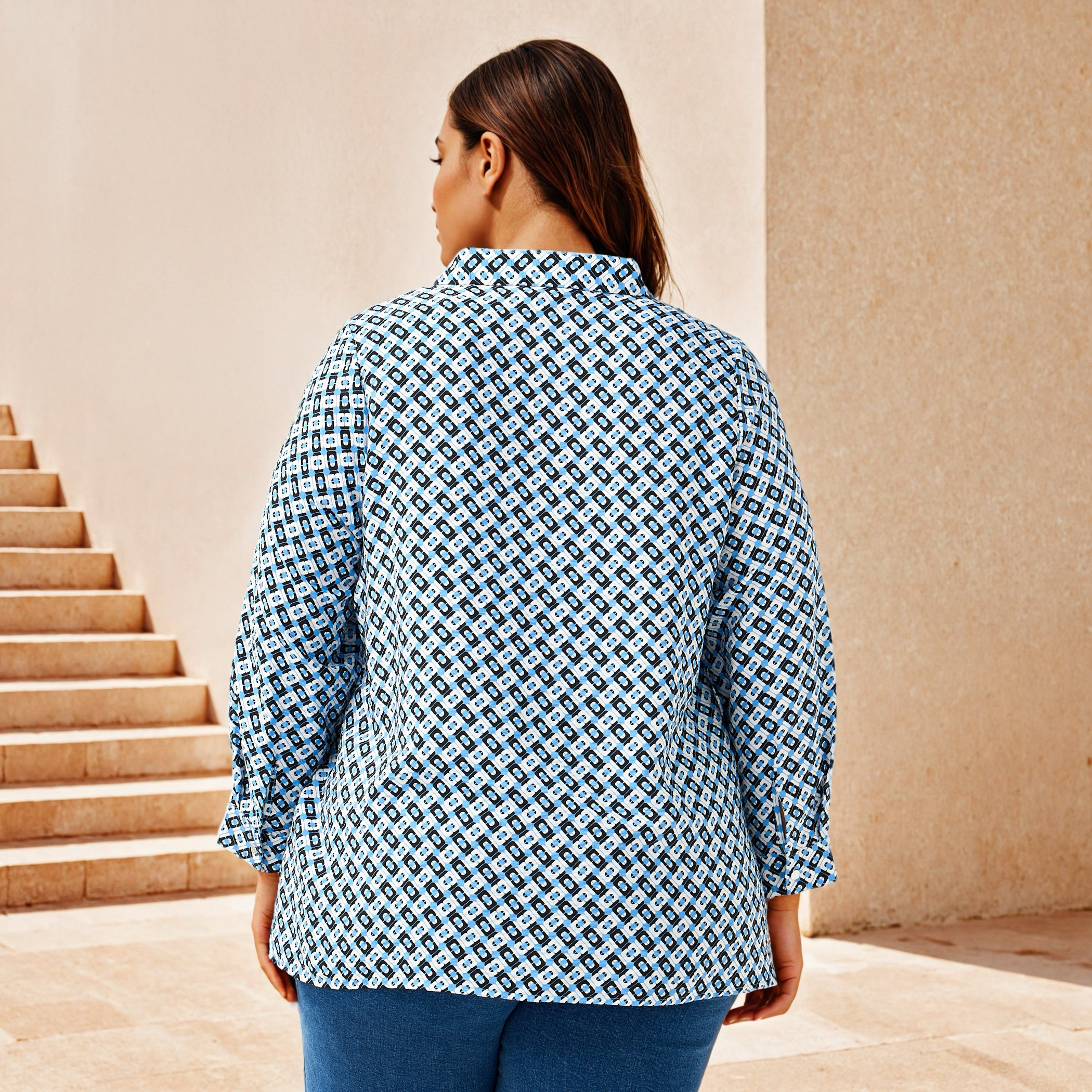 Plus Size Ulla Popken Printed Shirt-women-clothing-shirtsandblouses-shirts-image-3