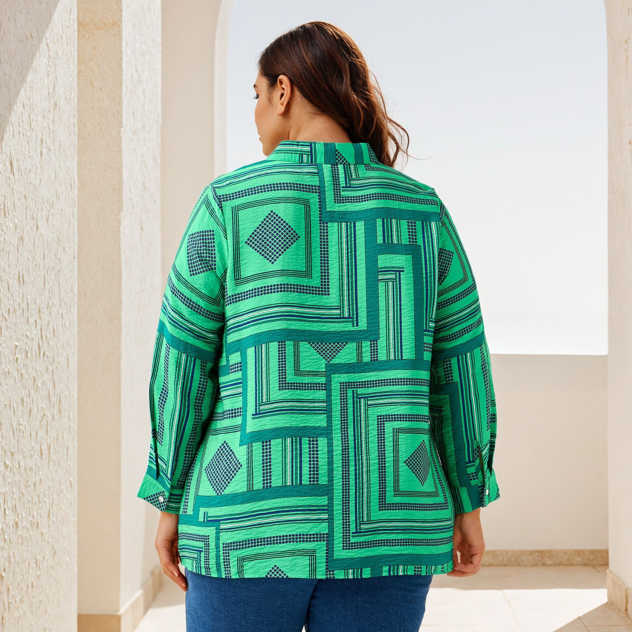 Plus Size Ulla Popken Printed Shirt-women-clothing-shirtsandblouses-shirts-image-3