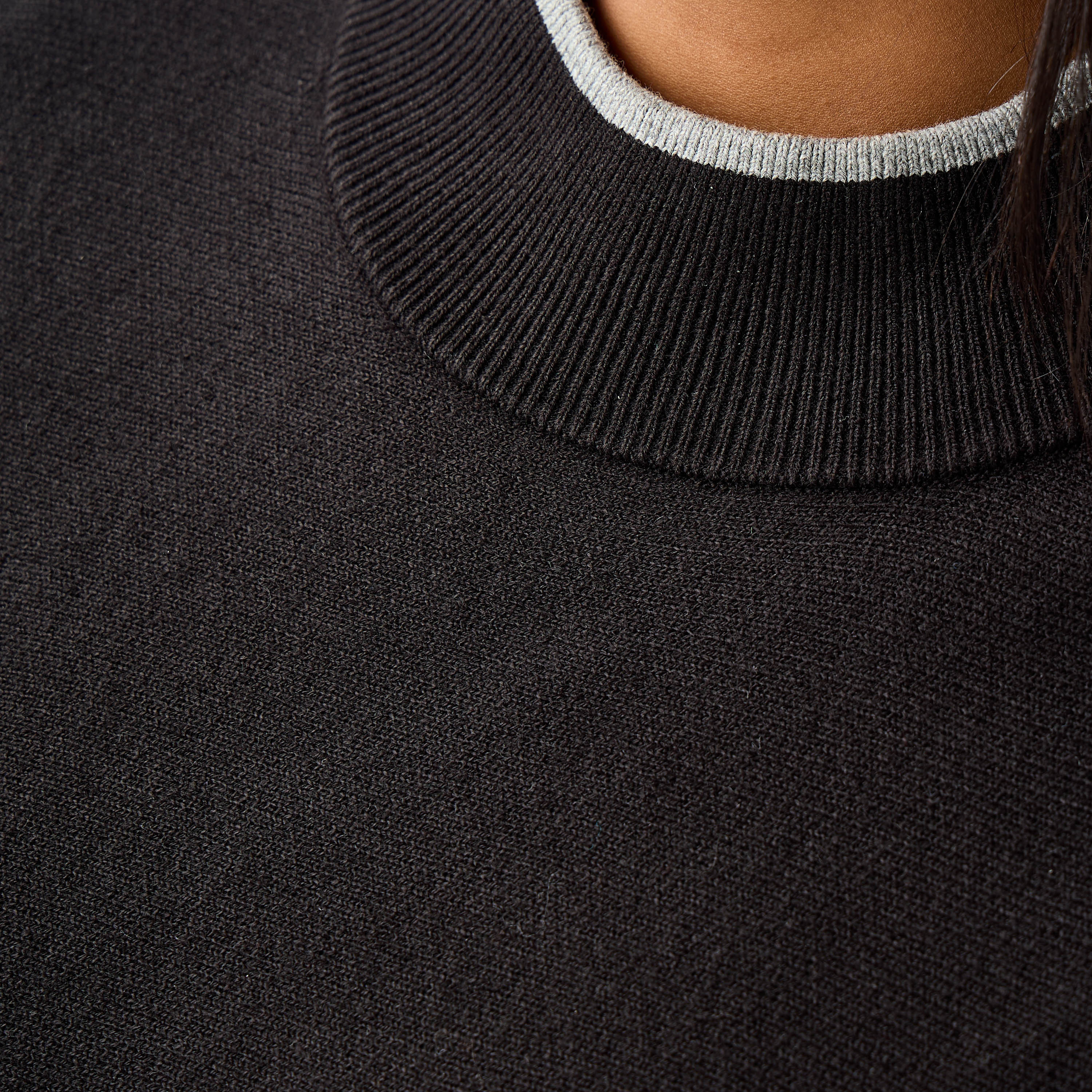 بونشو بقصة عادية وياقة عالية وحافة متباينة من أولا بوبكين-women-winterwear-cardigansandjumpers-cardigans-image-3