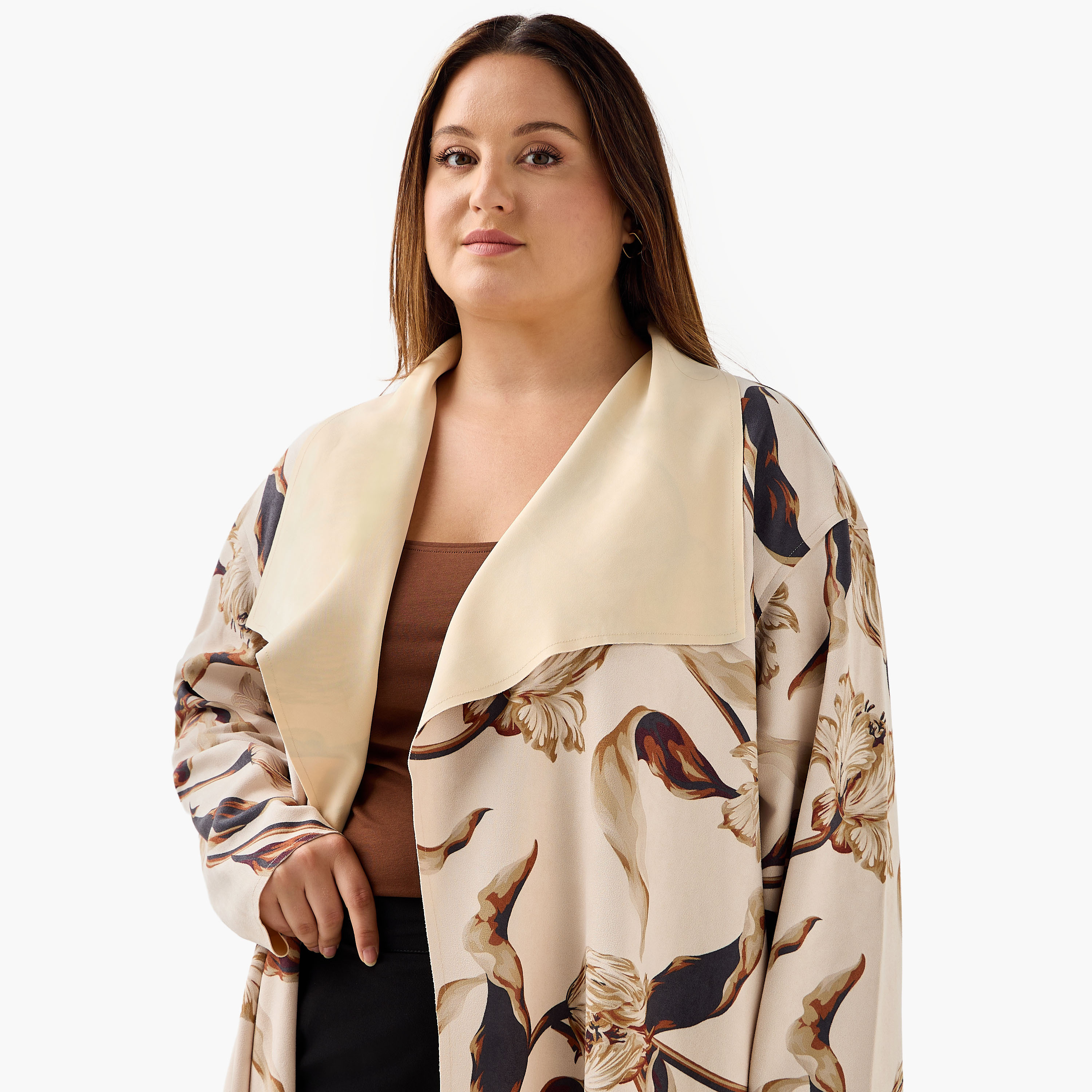 Ulla Popken Trench Coat with Lapel-women-clothing-coatsandjackets-coats-image-4