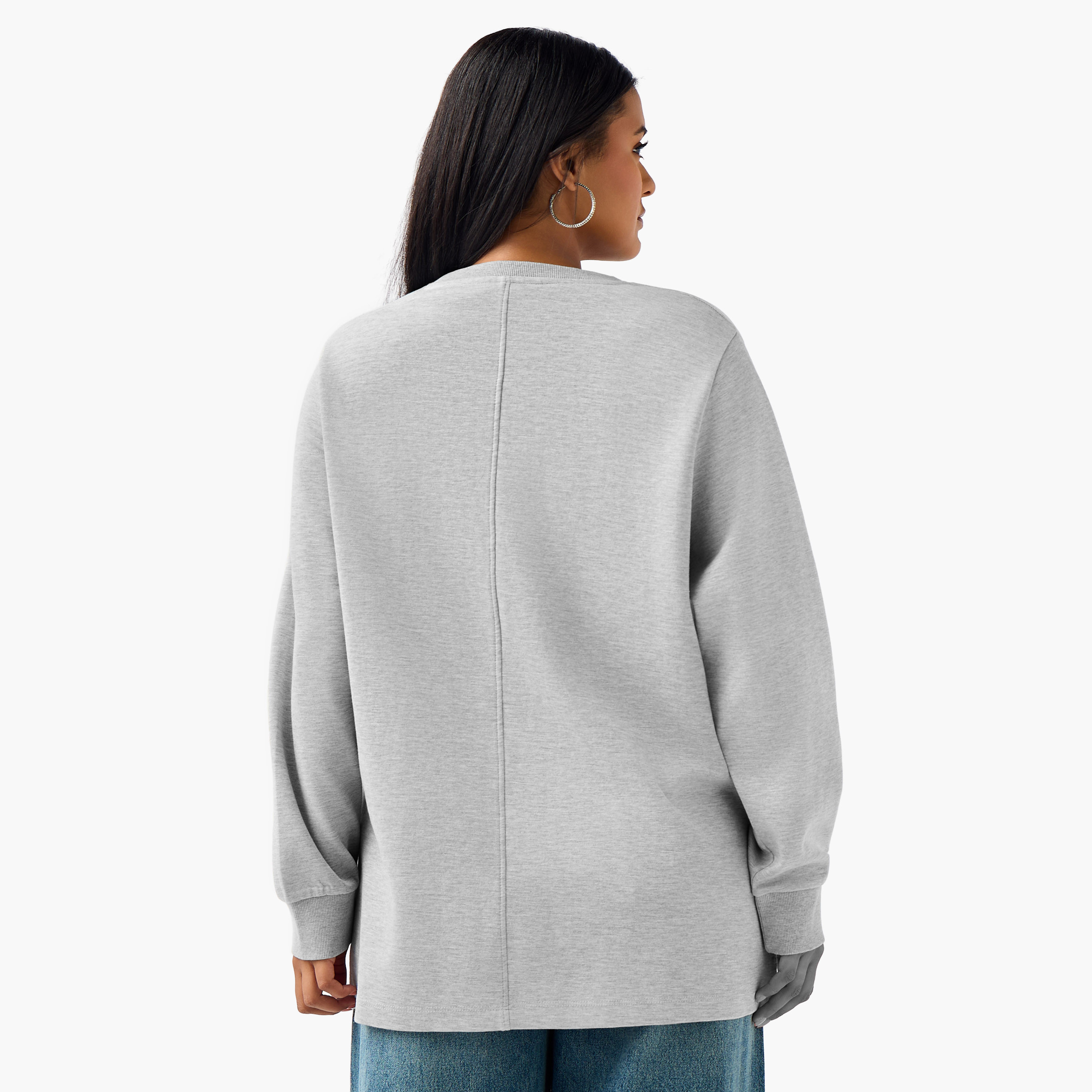 Ulla Popken Sweatshirt with Embellishment-women-winterwear-hoodiesandsweatshirts-sweatshirts-image-3