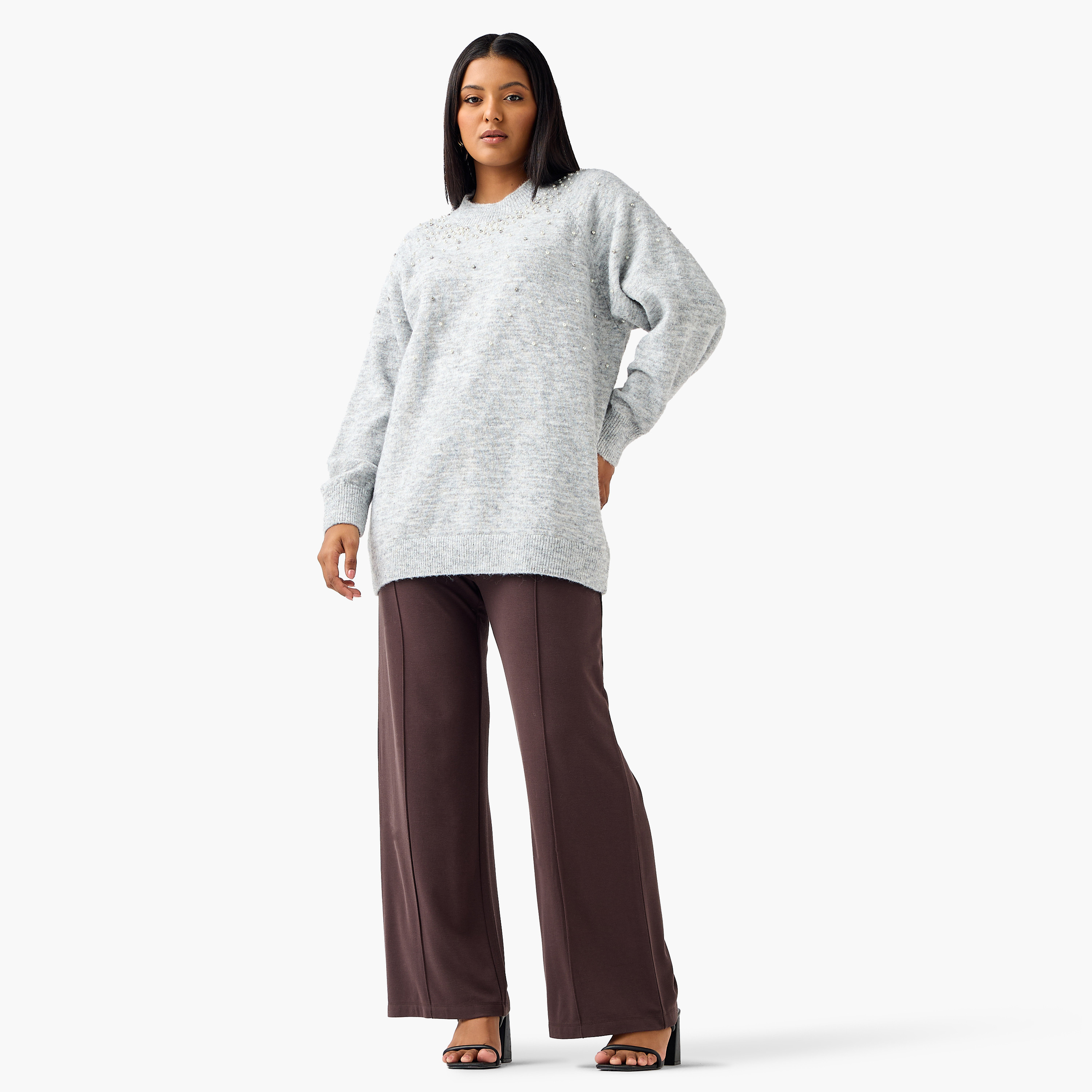 سترة مزينة بقصة عادية وياقة ضيقة من أولا بوبكين-women-clothing-cardigansandjumpers-jumpers-image-4