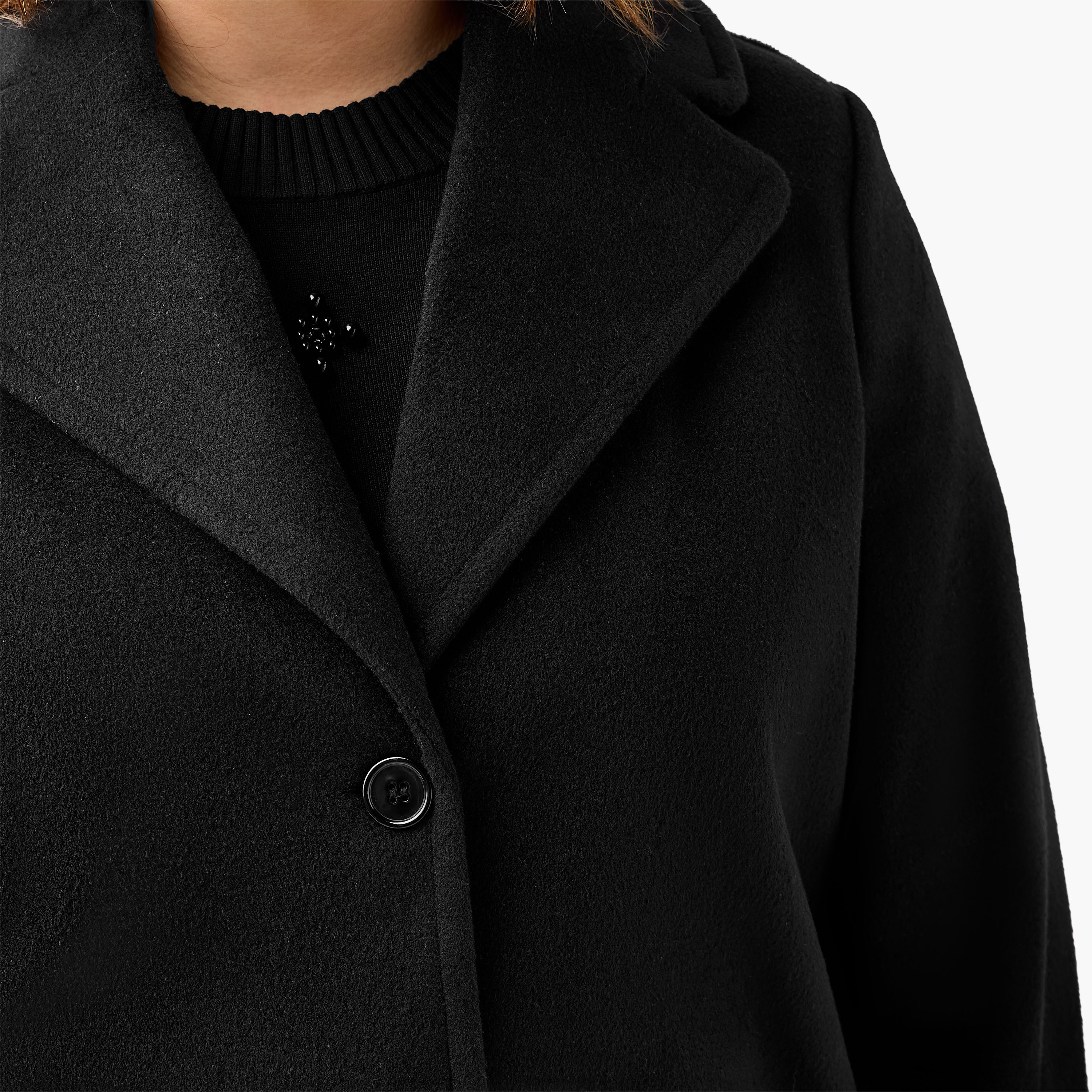معطف طويل للنساء بوليستر مخلوط وياقة عادية من أولا بوبكن-women-clothing-coatsandjackets-coats-image-4