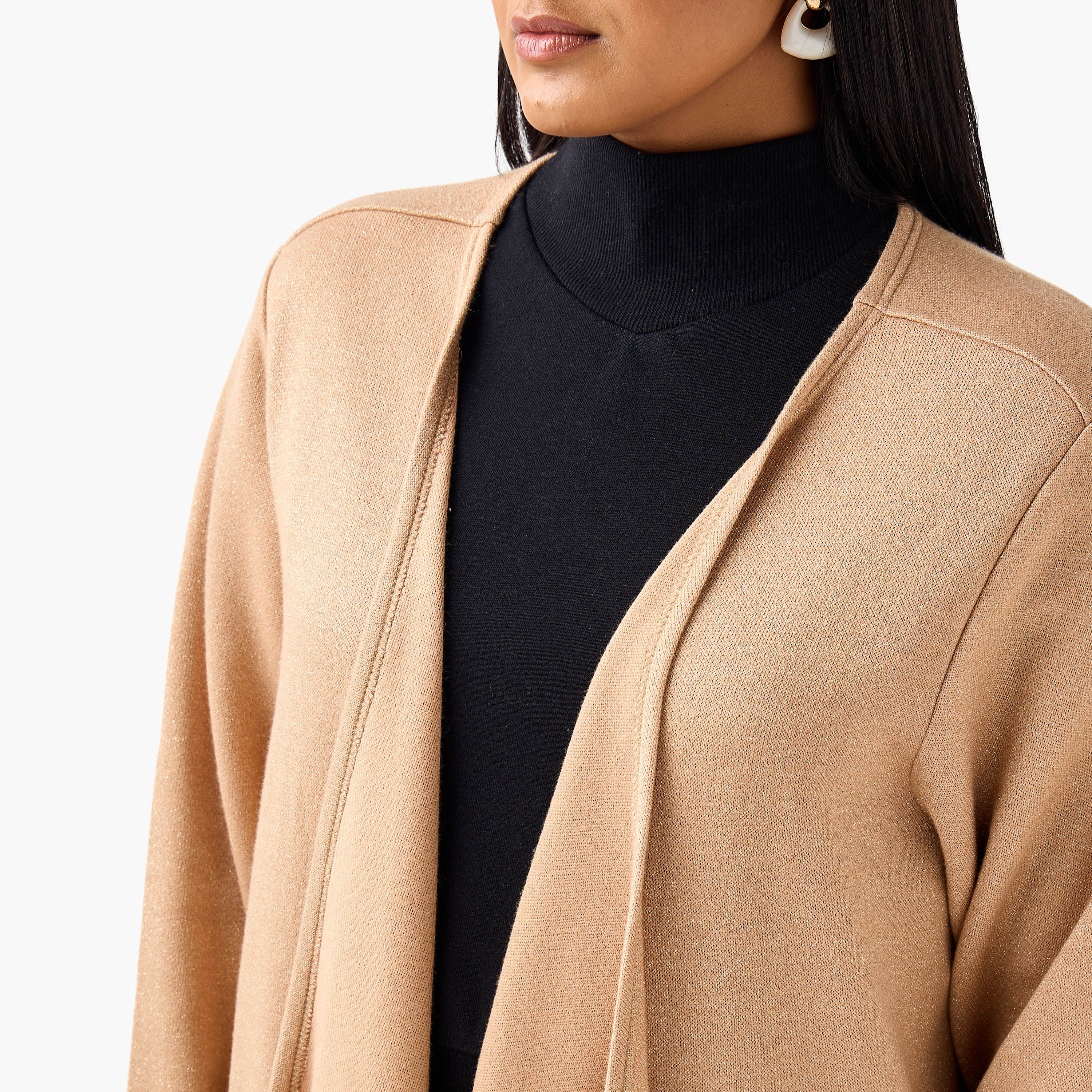 Ulla Popken Relaxed Fit Longline Asymmetric Cardigan-women-winterwear-cardigansandjumpers-cardigans-image-5