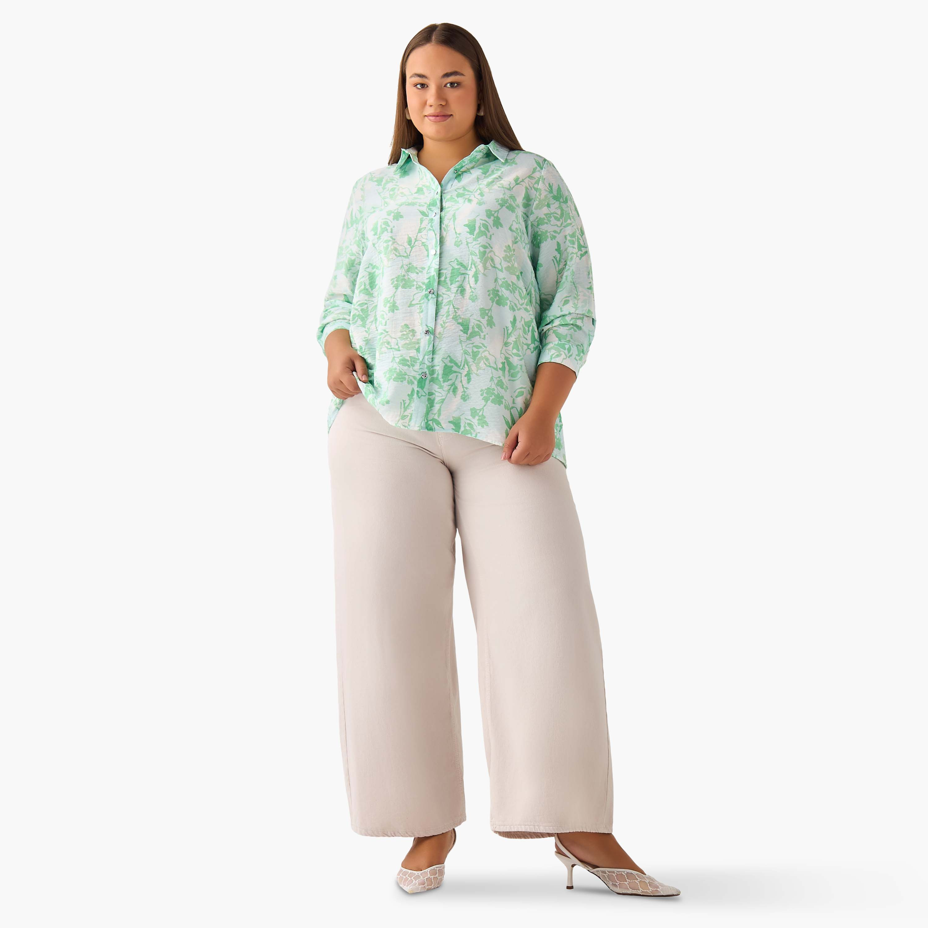 Ulla Popken Regular Fit Viscose Shirt with Floral Print-women-clothing-shirtsandblouses-shirts-image-2