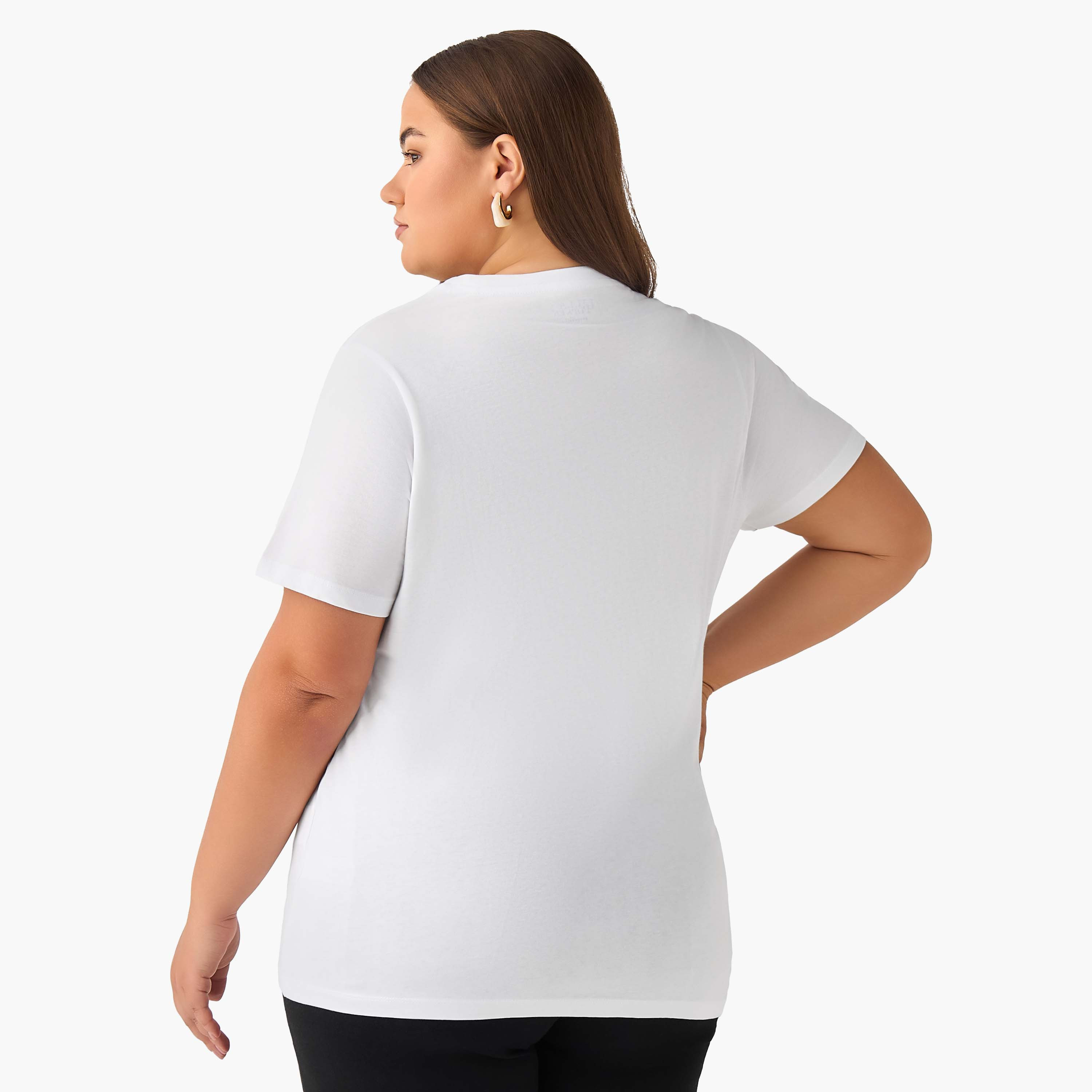 Ulla Popken Relaxed Fit Cotton T-shirt with Graphic Print-women-clothing-tshirts-image-3