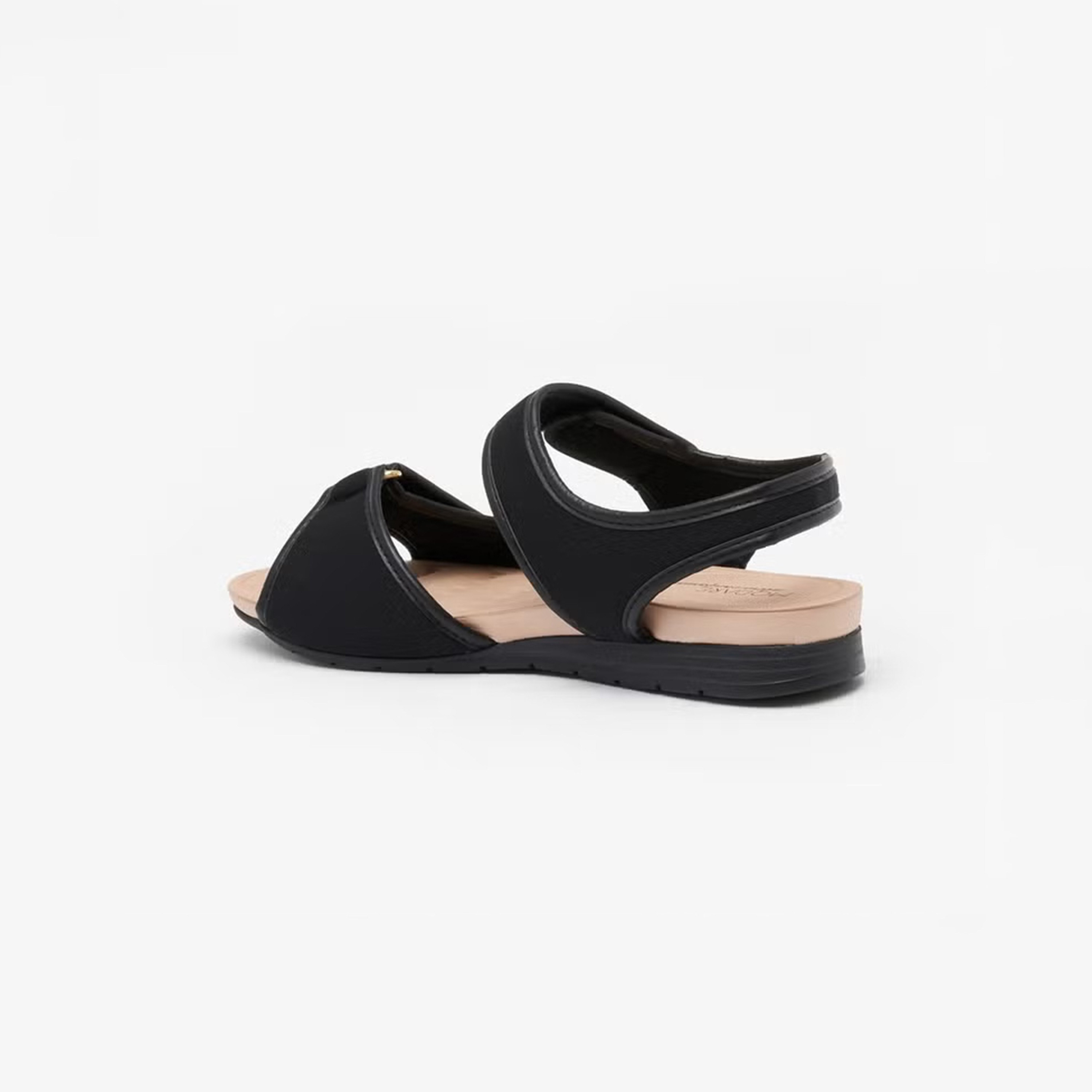 صندل نسائي مسطح بشريط فيلكرو من مودير | 7113-207-15965-15745-women-shoes-sandals-flats-image-3