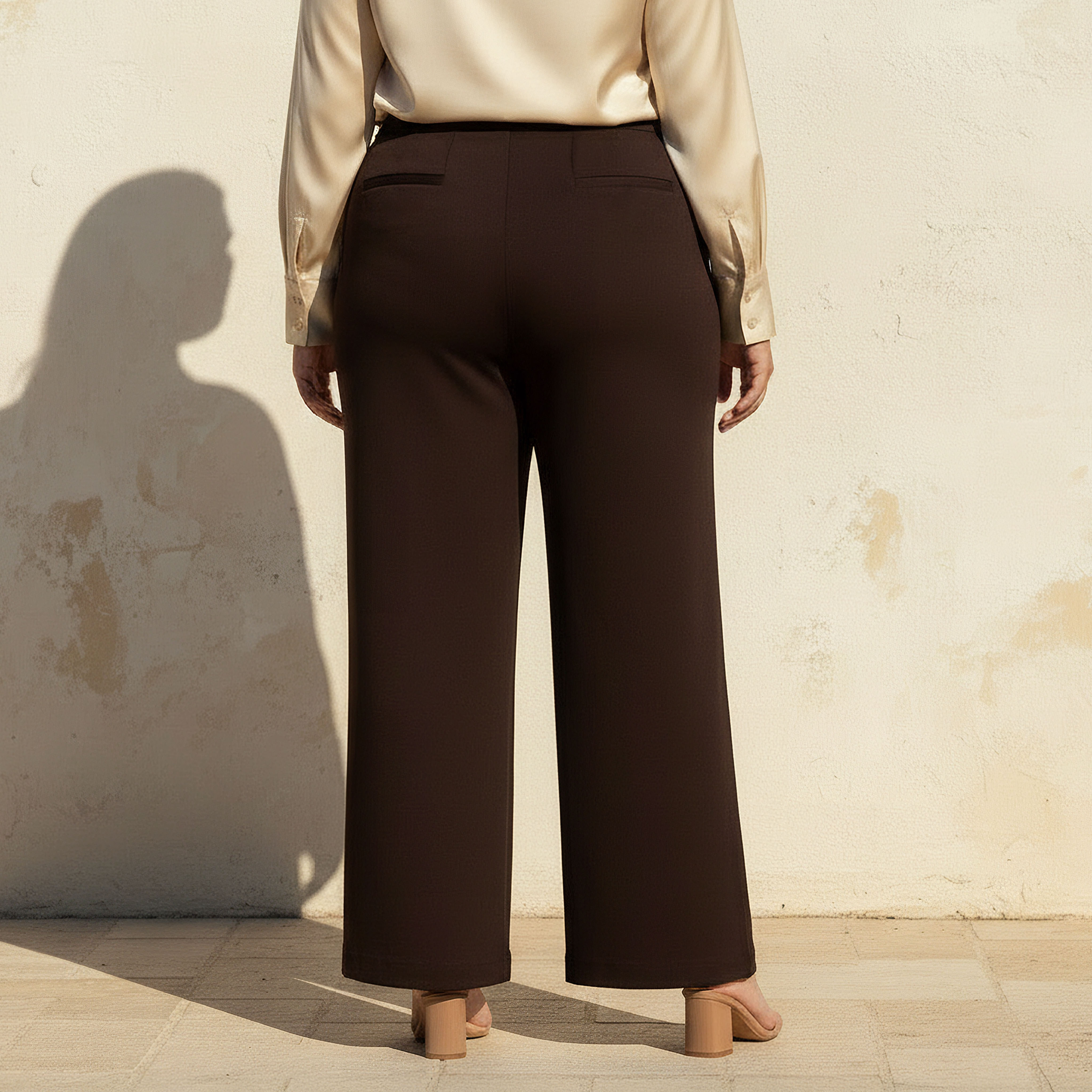 بنطلون بونتي بقصّة مستقيمة من أولّا بوبكن-women-clothing-bottoms-trousers-image-4