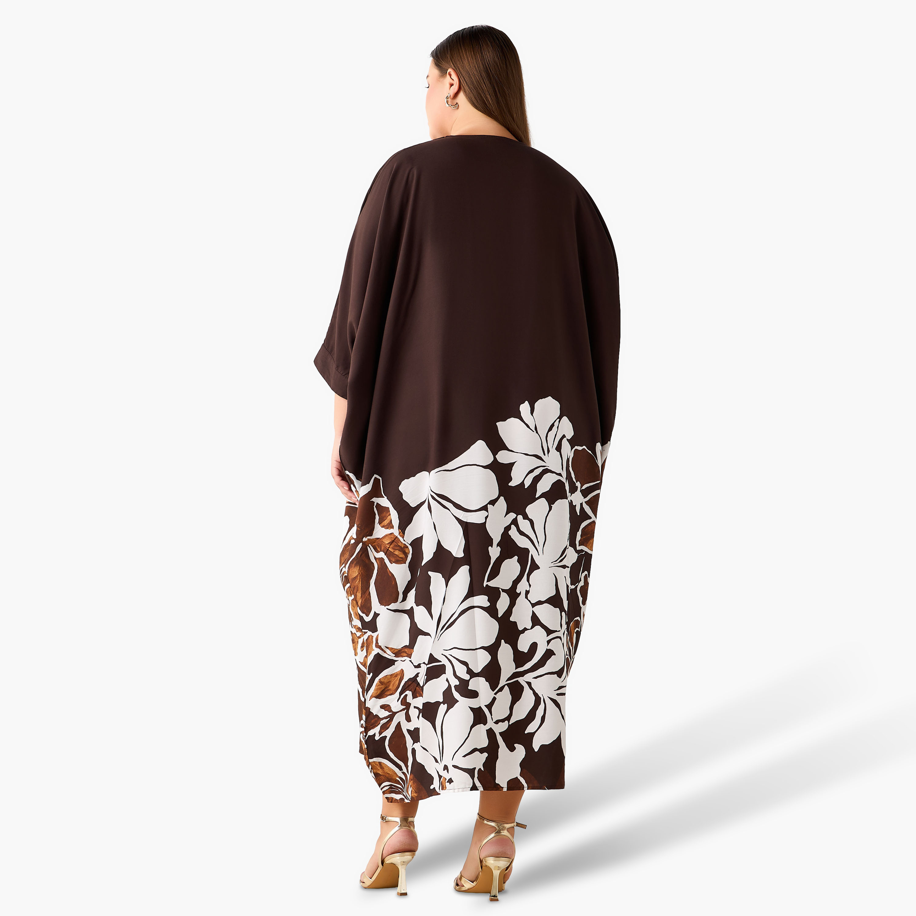 Ulla Popken Maxi Viscose Kaftan with Embellished Detail-women-clothing-dresses-image-5