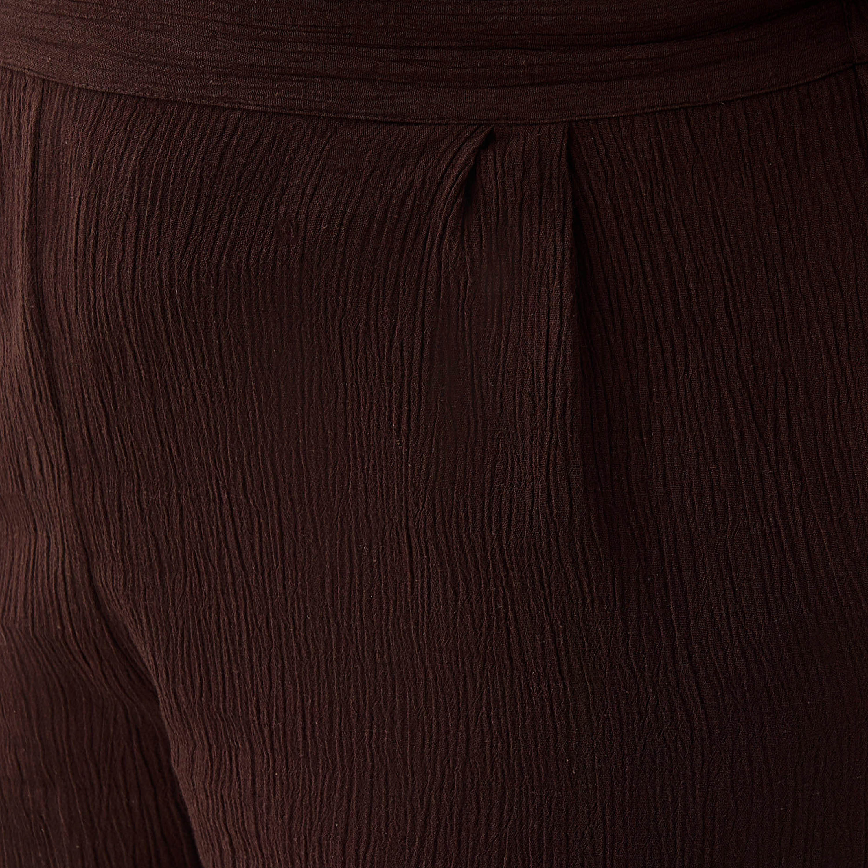 Ulla Popken Textured Wide Leg Linen Blend Pants-women-clothing-coordsets-image-2