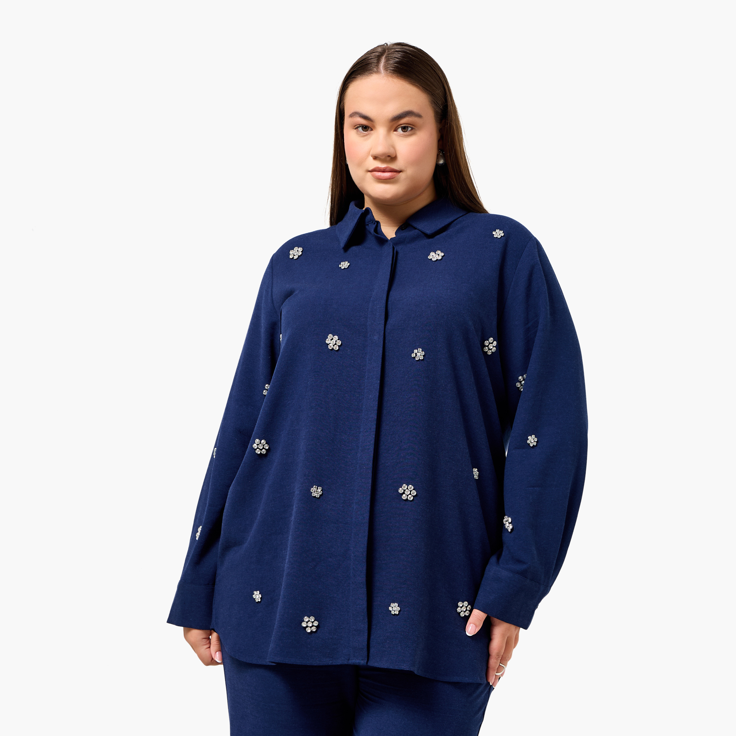 Ulla Popken Shirt with Embellishment-women-clothing-shirtsandblouses-shirts-image-3