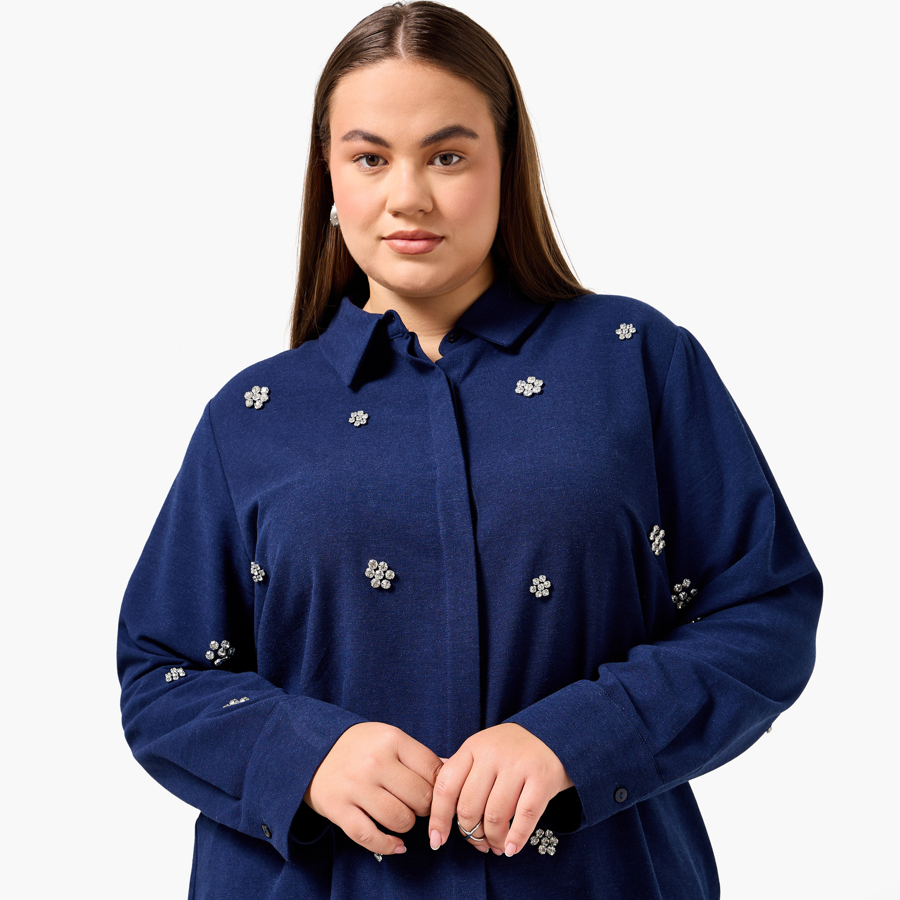 Ulla Popken Shirt with Embellishment-women-clothing-shirtsandblouses-shirts-image-7