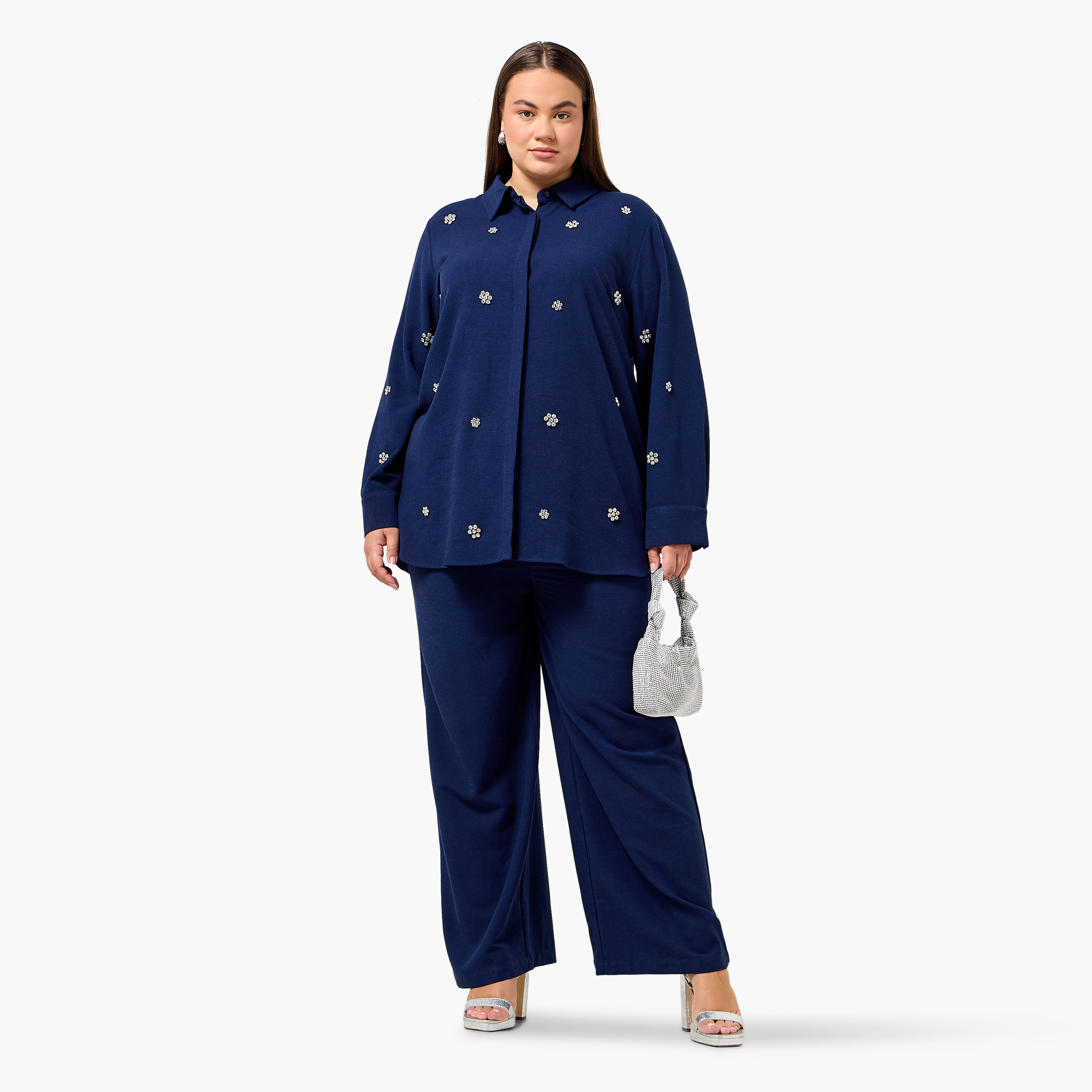 Ulla Popken Flexi Waist Linen Blend Pants-women-clothing-coordsets-image-5