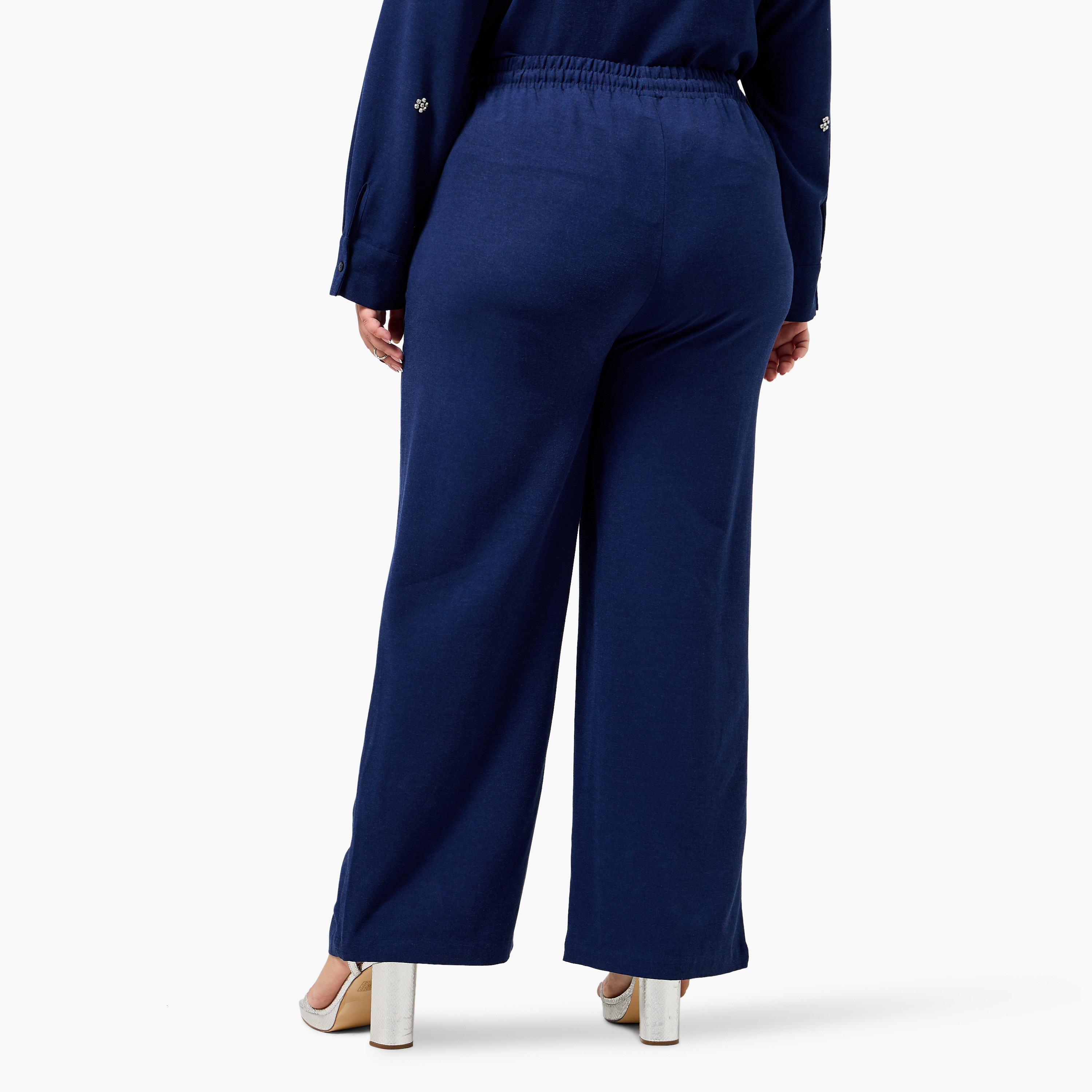 Ulla Popken Flexi Waist Linen Blend Pants-women-clothing-coordsets-image-6