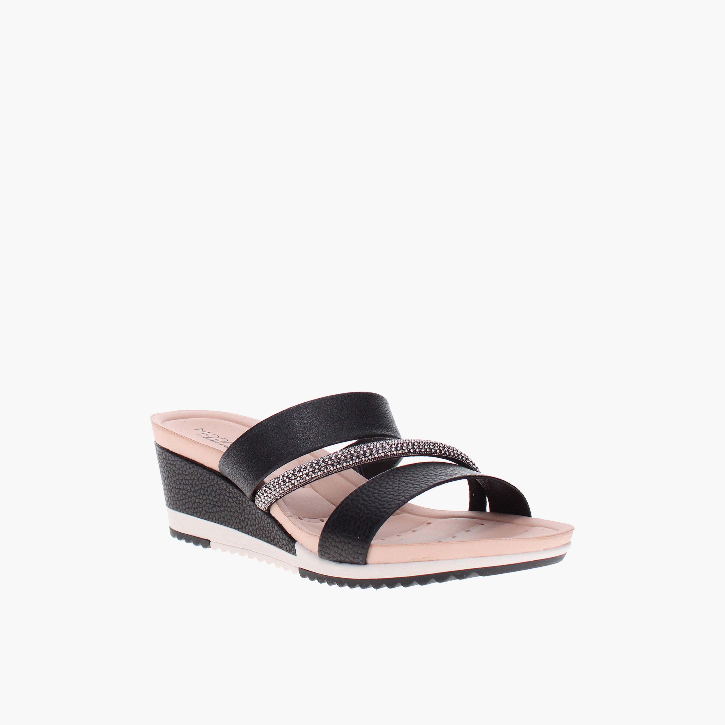 مودير - حذاء ايفي1 للنساء سهل الارتداء بكعب إسفين | 7123-157-30385-102550-women-shoes-sandals-heeled-image-1