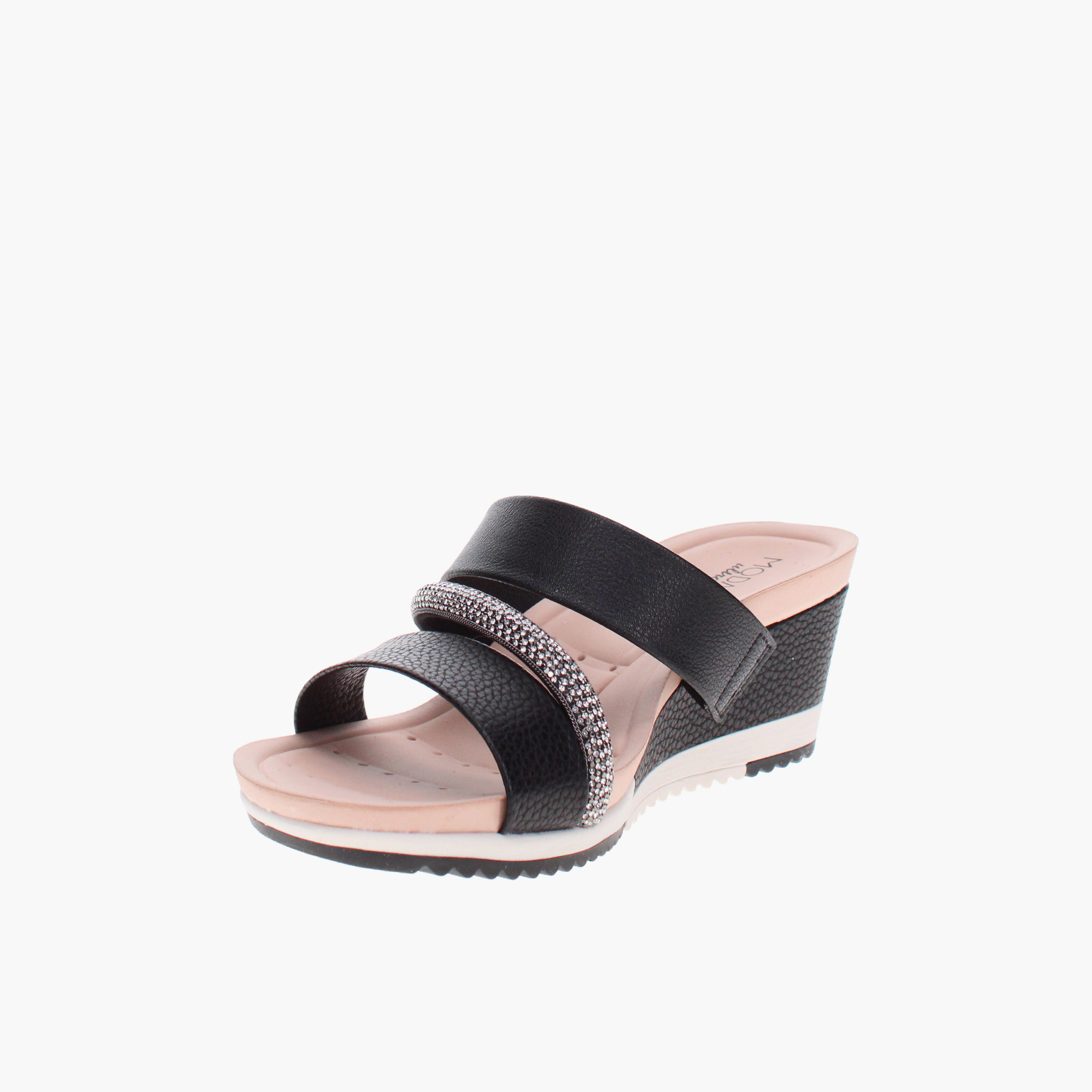 مودير - حذاء ايفي1 للنساء سهل الارتداء بكعب إسفين | 7123-157-30385-102550-women-shoes-sandals-heeled-image-2