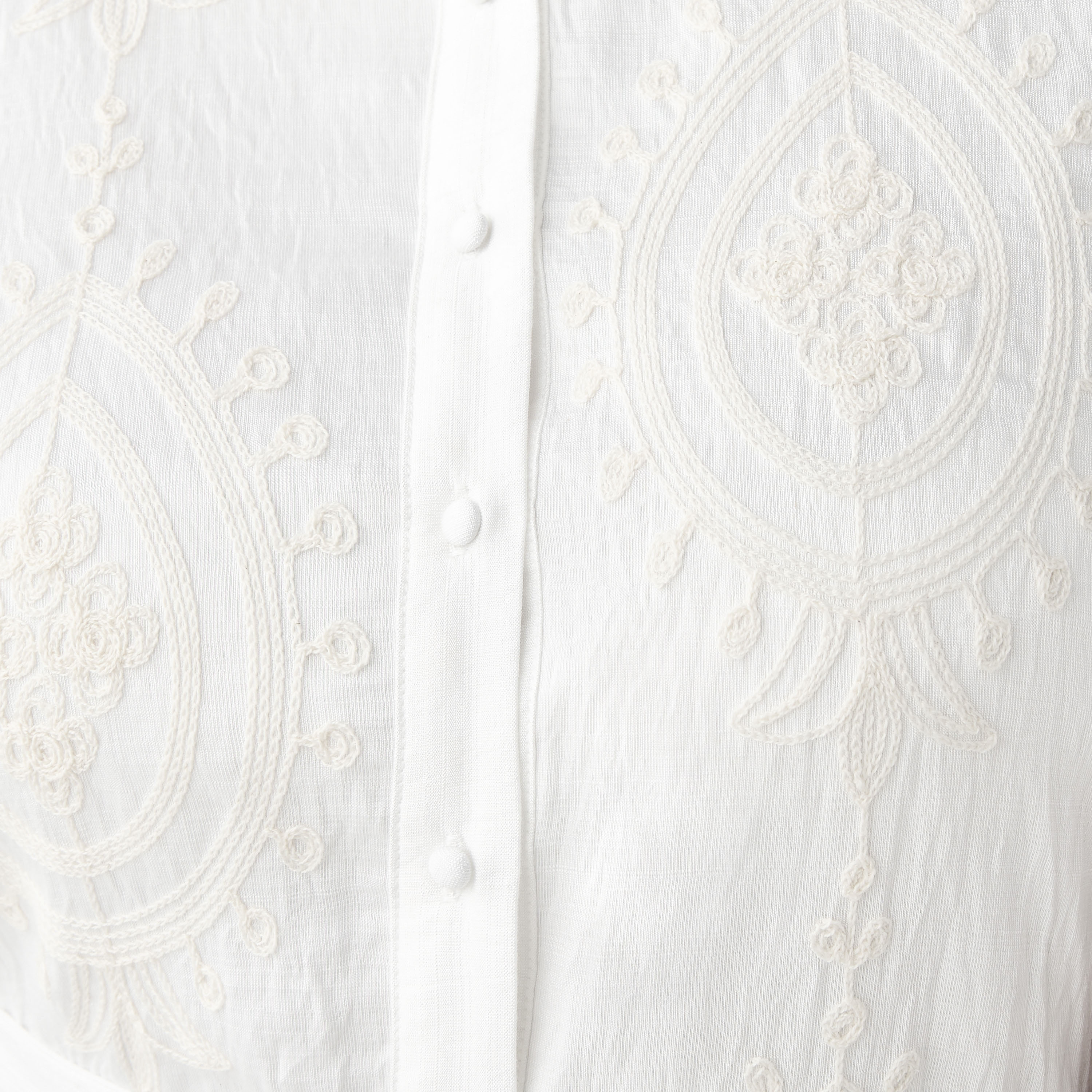 Ulla Popken Midi Shirt Dress with Floral Embroidery-women-clothing-dresses-image-2