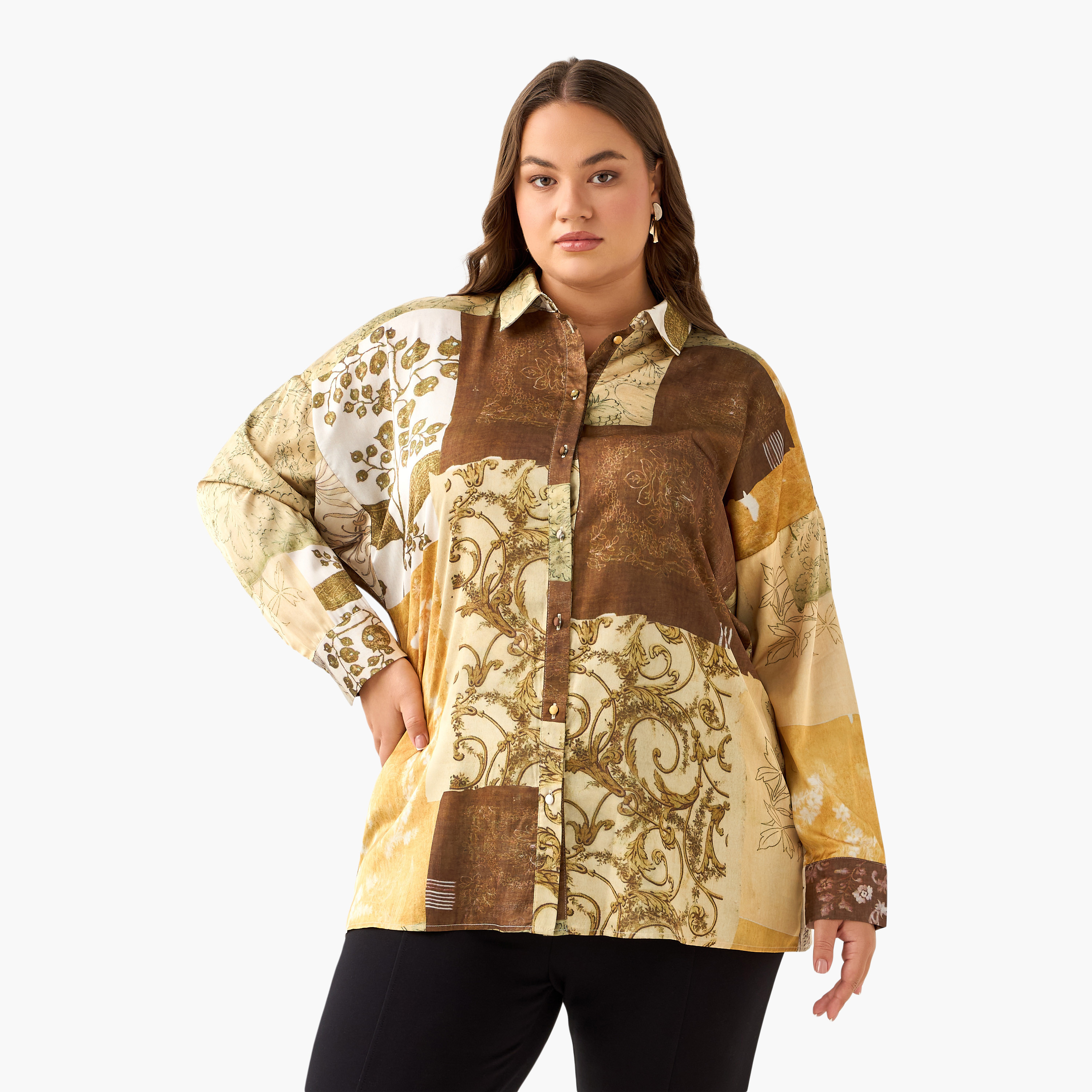 قميص بقصّة مريحة وطبعات من أولا بوبكن-women-clothing-shirtsandblouses-shirts-image-5
