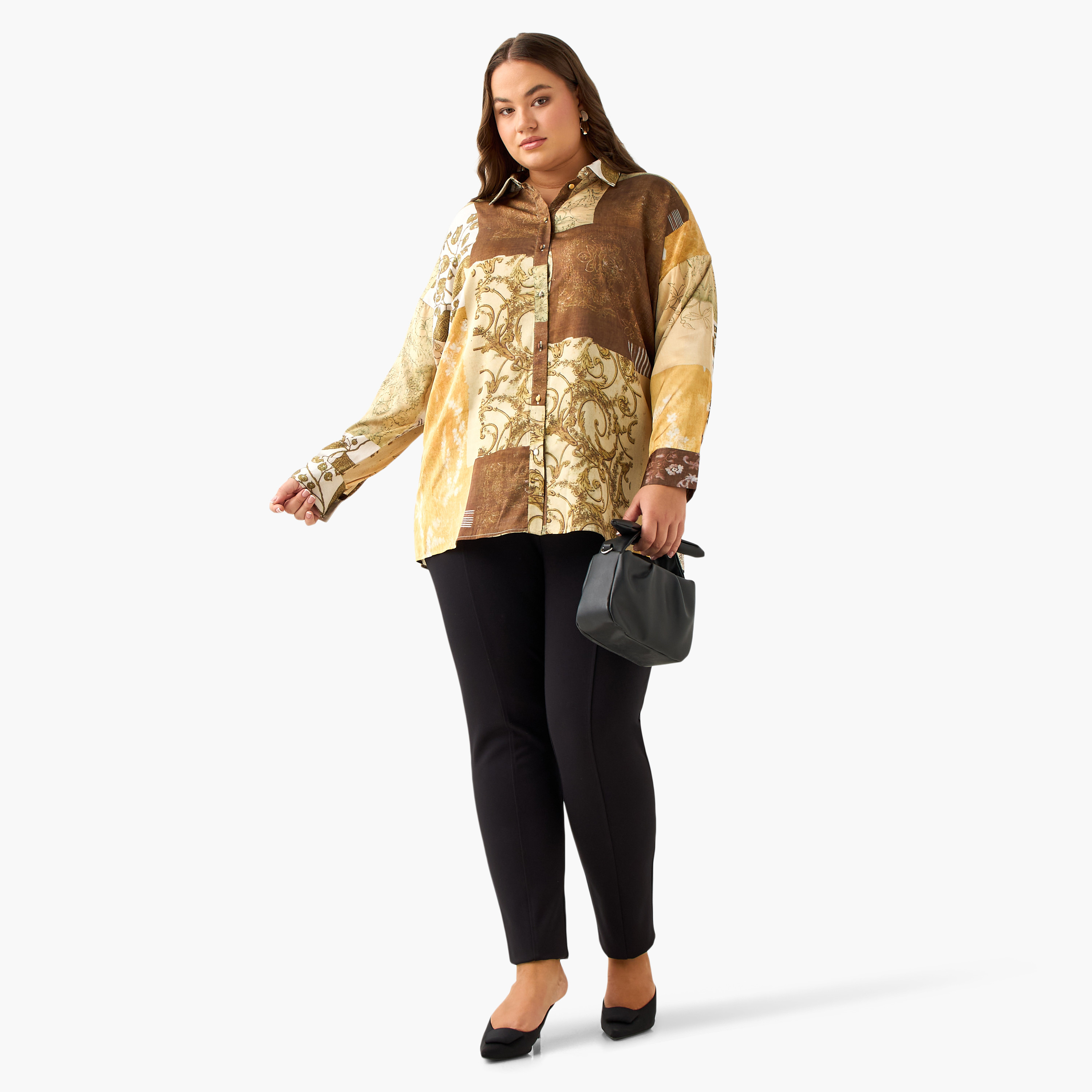 قميص بقصّة مريحة وطبعات من أولا بوبكن-women-clothing-shirtsandblouses-shirts-image-4