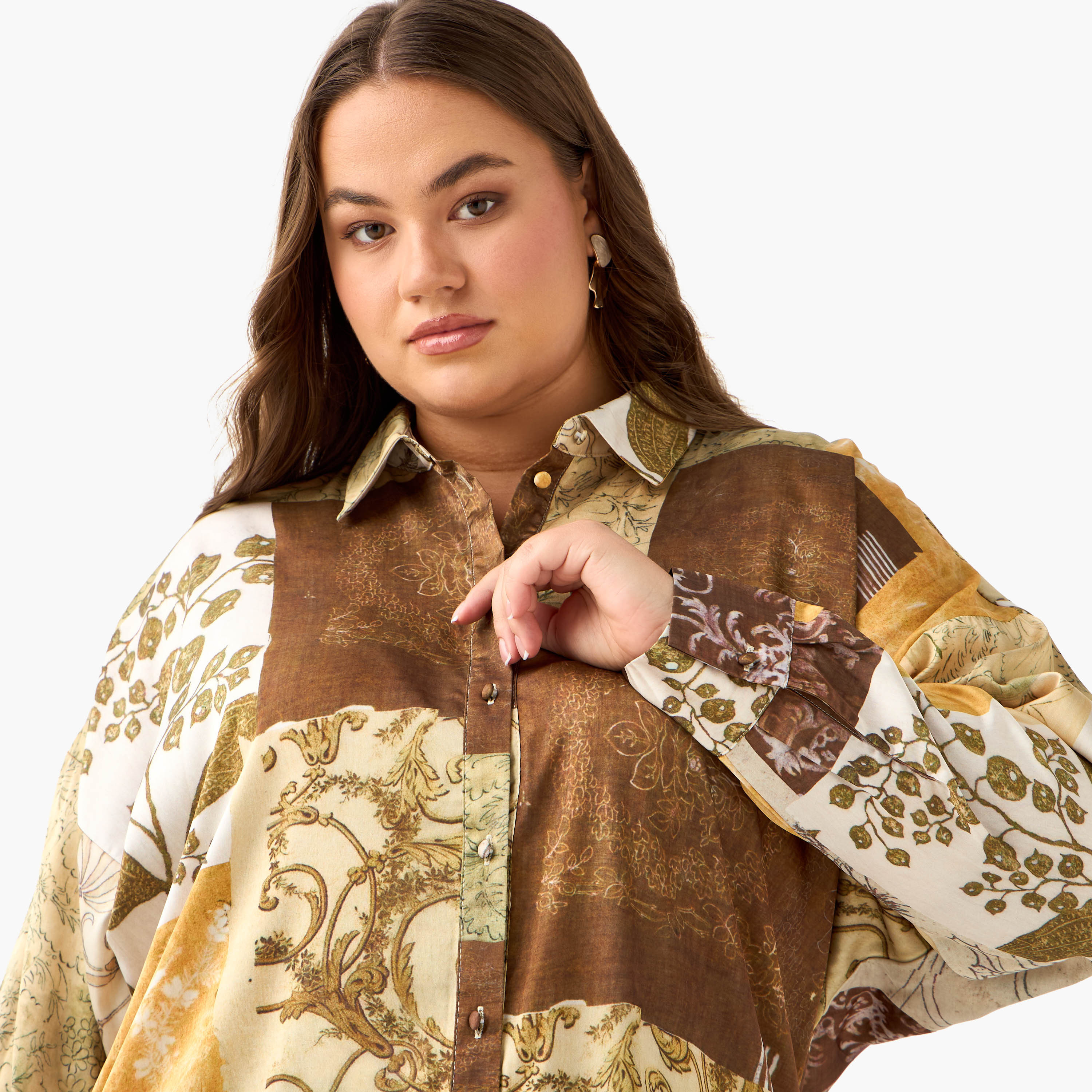 قميص بقصّة مريحة وطبعات من أولا بوبكن-women-clothing-shirtsandblouses-shirts-image-2