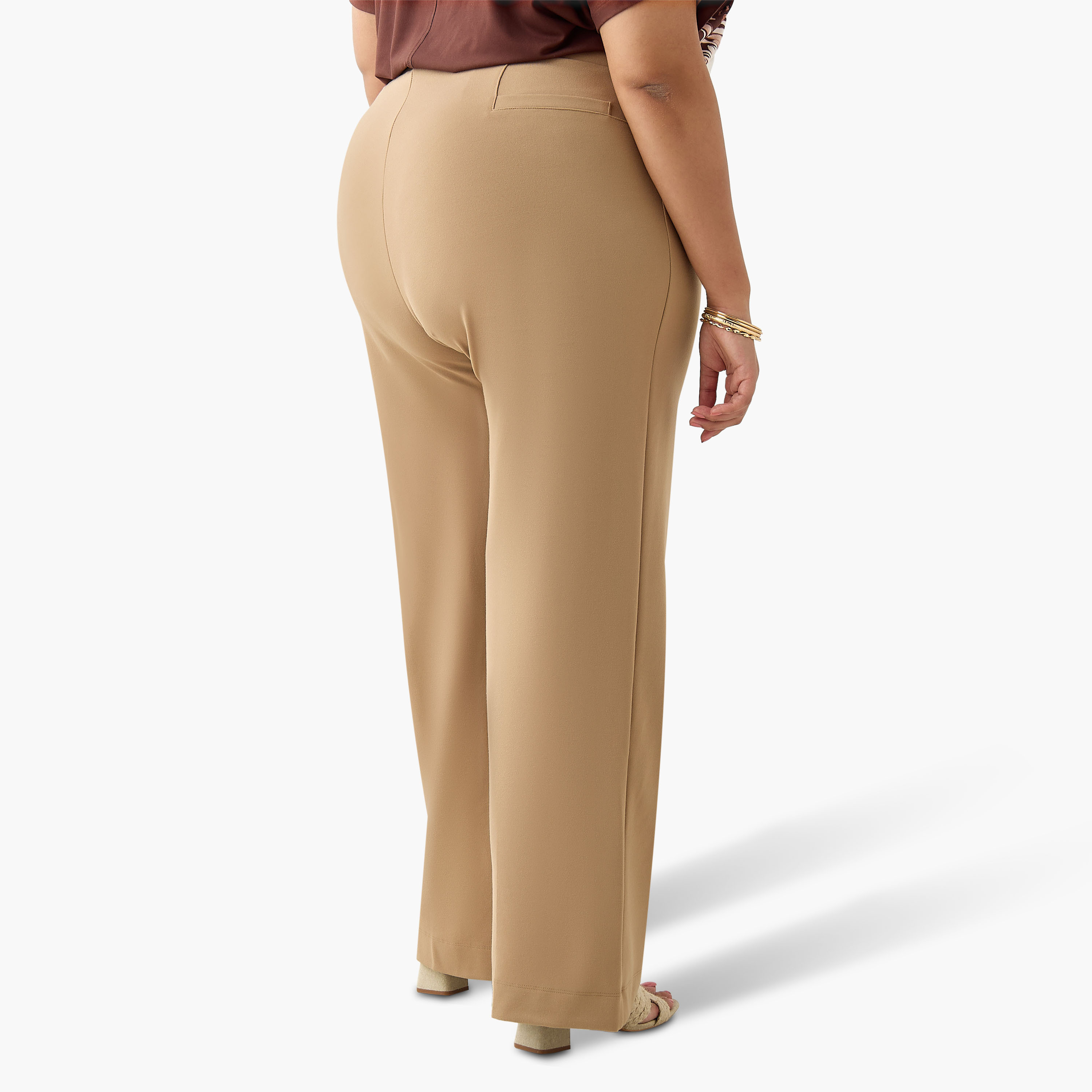 Ulla Popken Straight Fit Ponte Trousers-women-clothing-bottoms-trousers-image-4