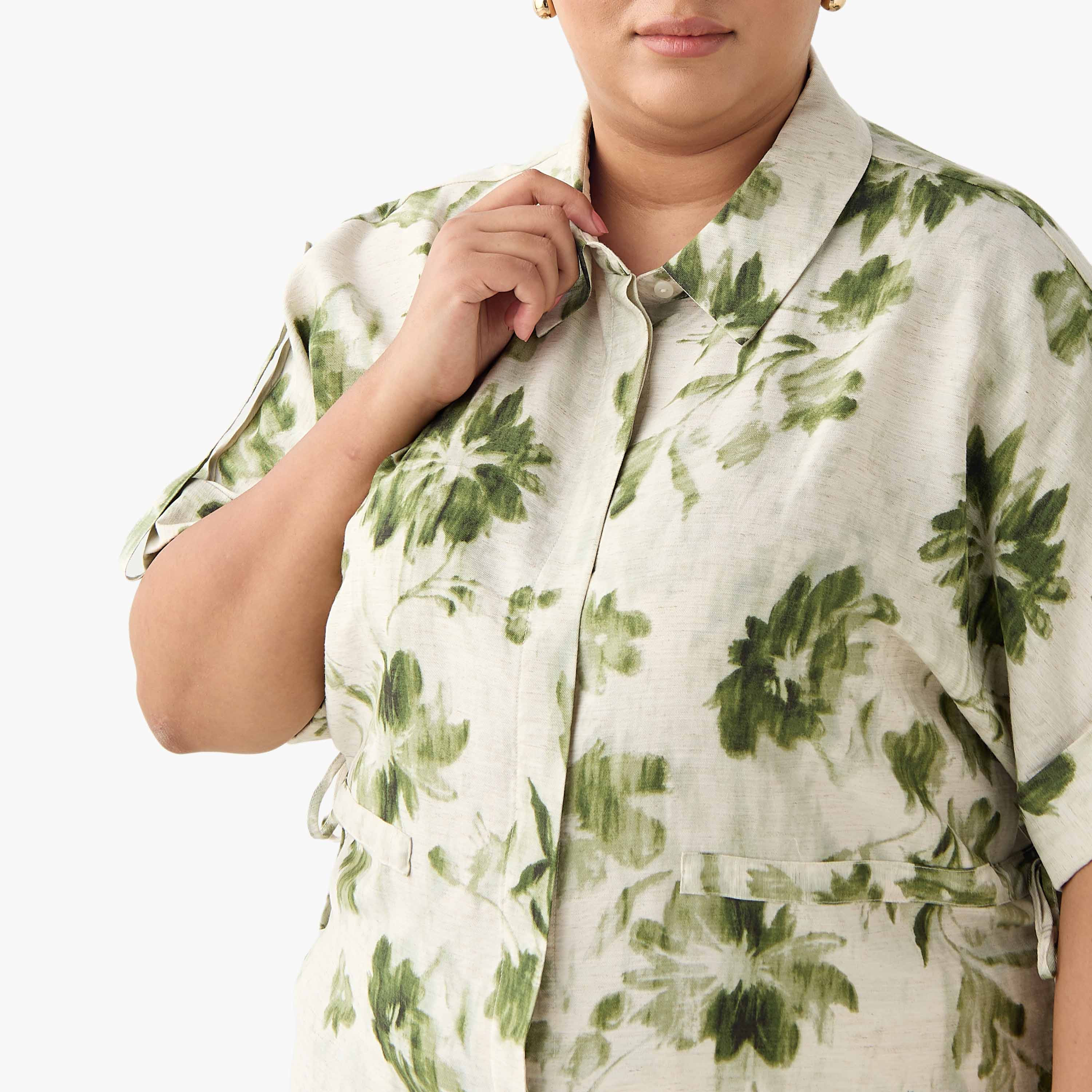 قميص بقصة مريحة وأربطة وطبعات من أولا بوبكن-women-clothing-shirtsandblouses-shirts-image-2