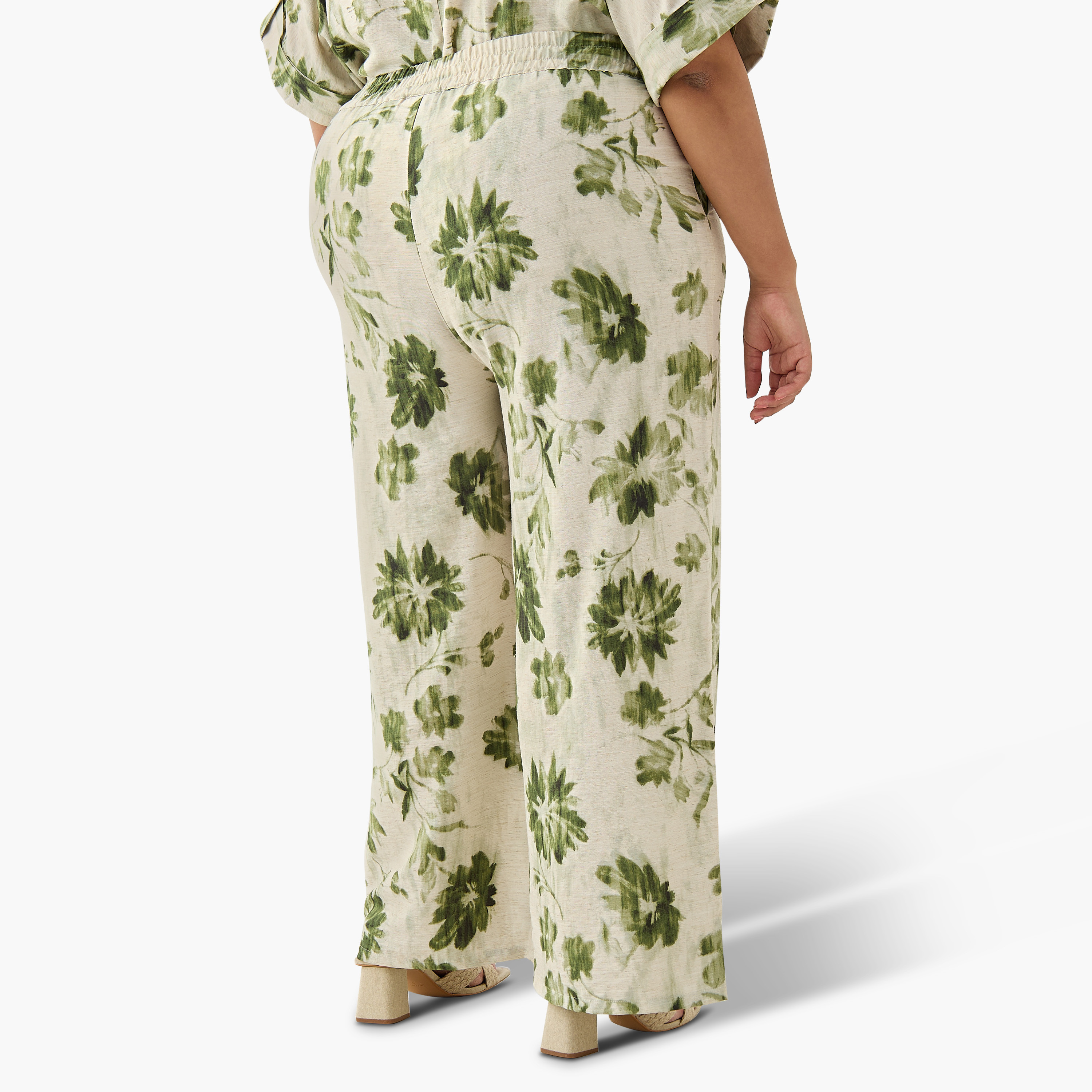 Ulla Popken Floral Print Pants-women-clothing-coordsets-image-4