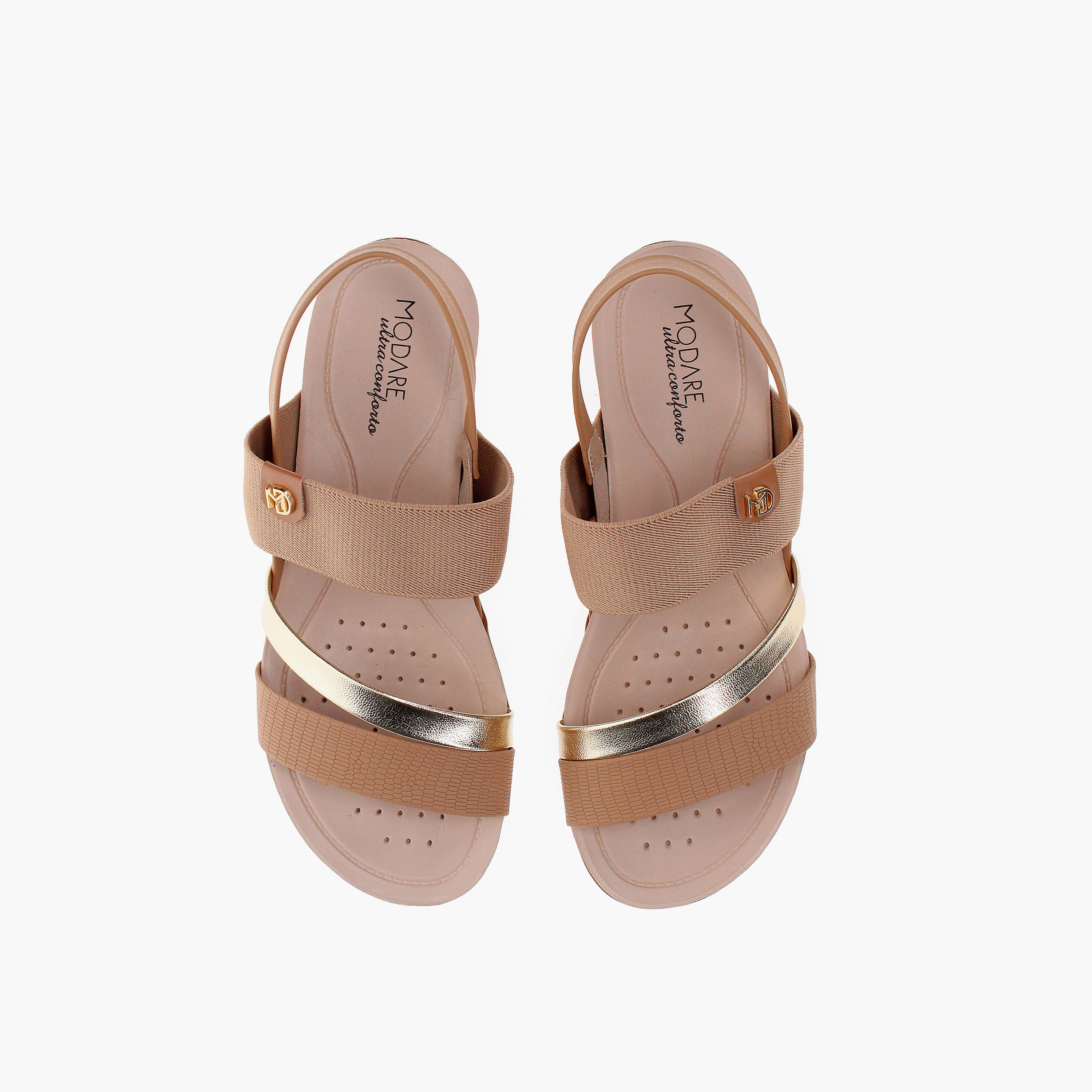 مودير- صندل كيد مرن حزام للنساء | 7125-233-26498-97134-women-shoes-sandals-flats-image-2