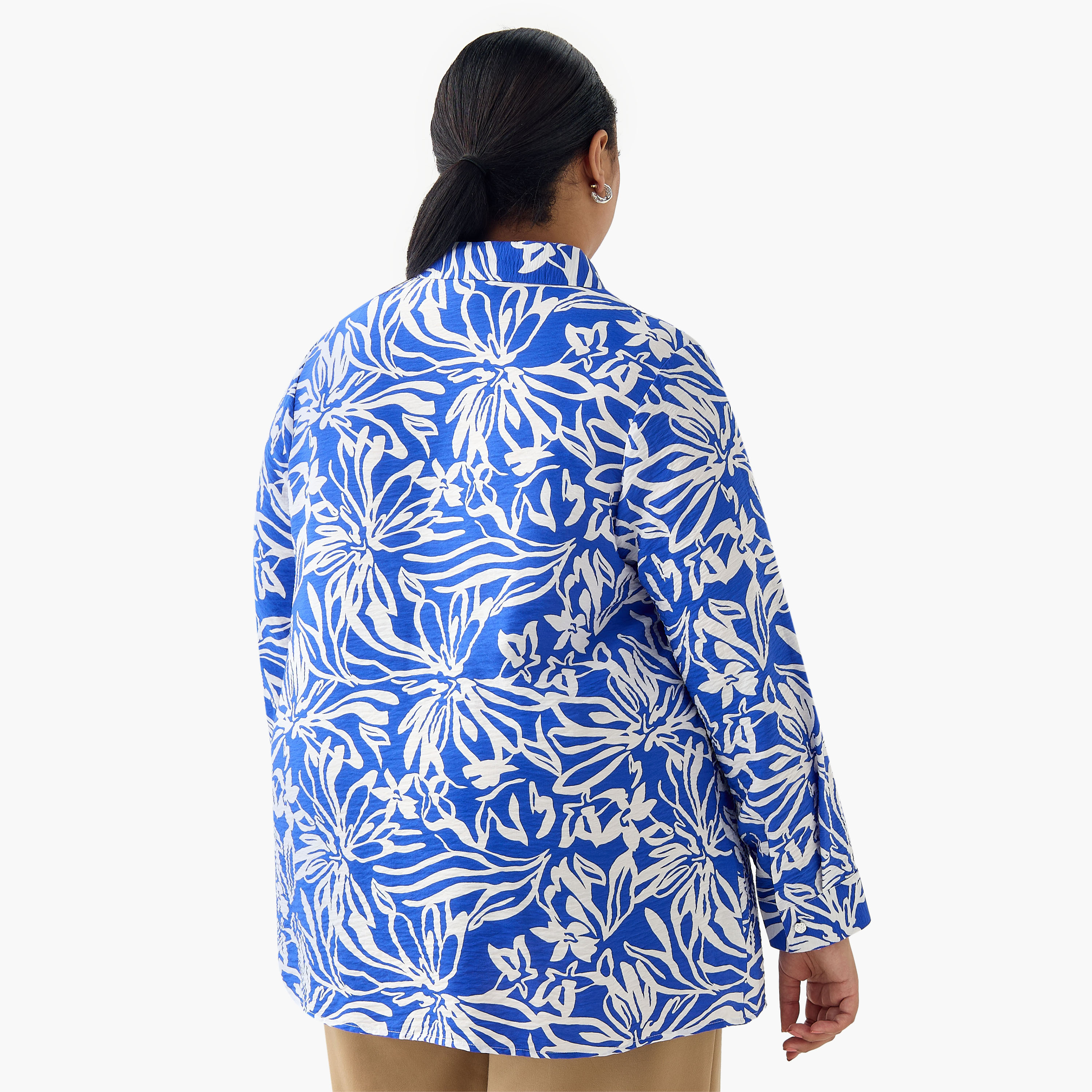 Ulla Popken Relaxed Fit Viscose Shirt with Floral Print-women-clothing-shirtsandblouses-shirts-image-4