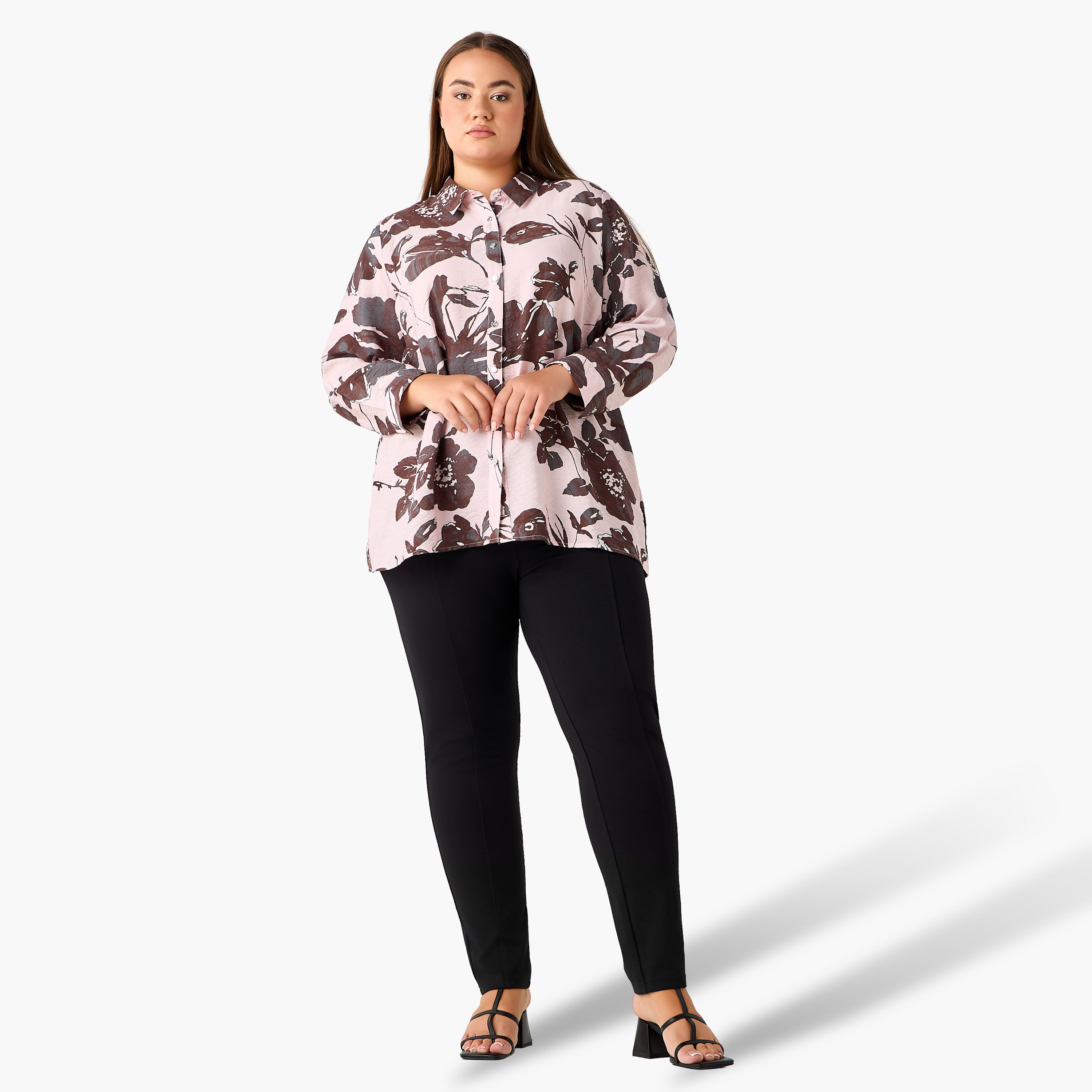 Ulla Popken Relaxed Fit Viscose Printed Shirt-women-clothing-shirtsandblouses-shirts-image-3
