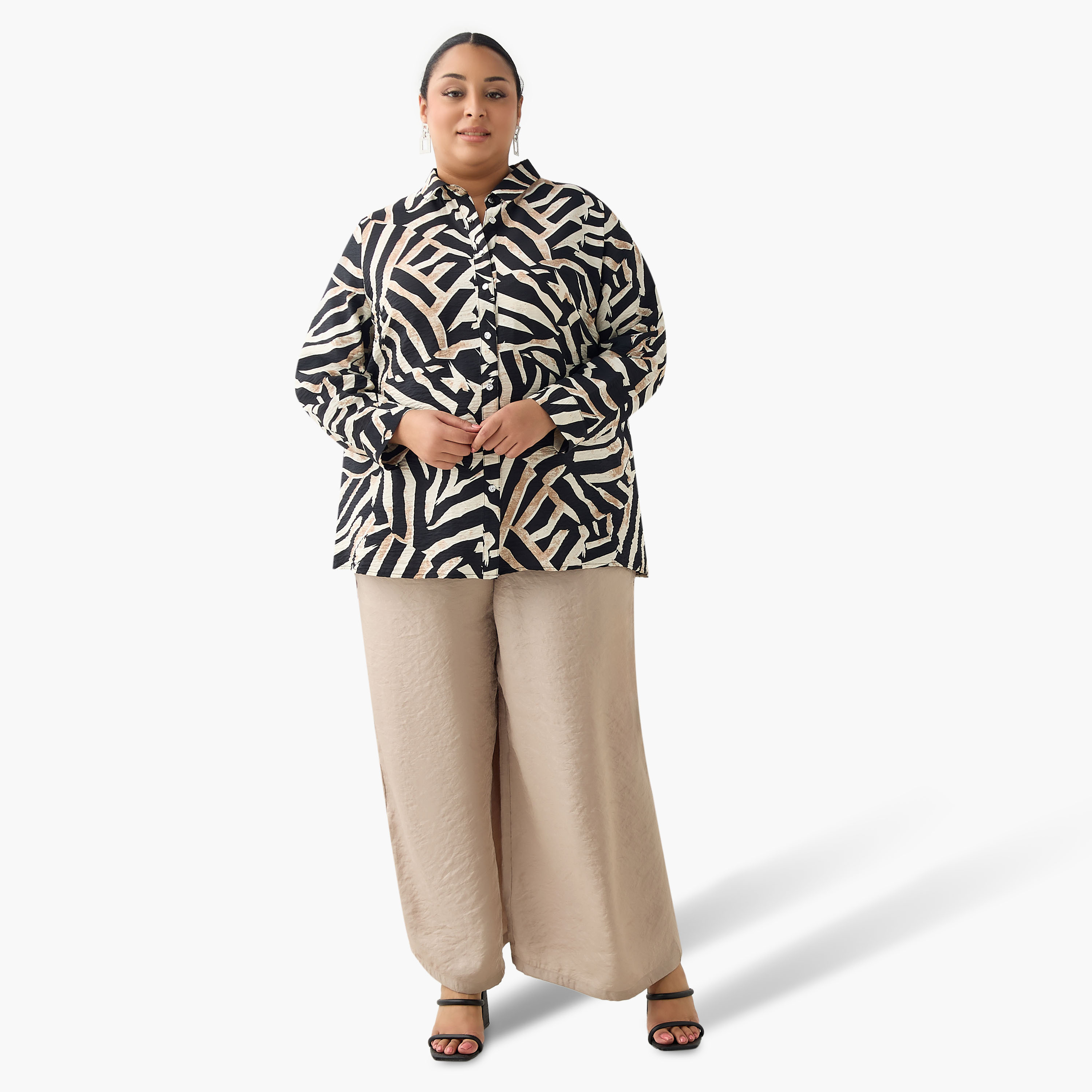 Ulla Popken Relaxed Fit Viscose Shirt with Abstract Print-women-clothing-shirtsandblouses-shirts-image-3