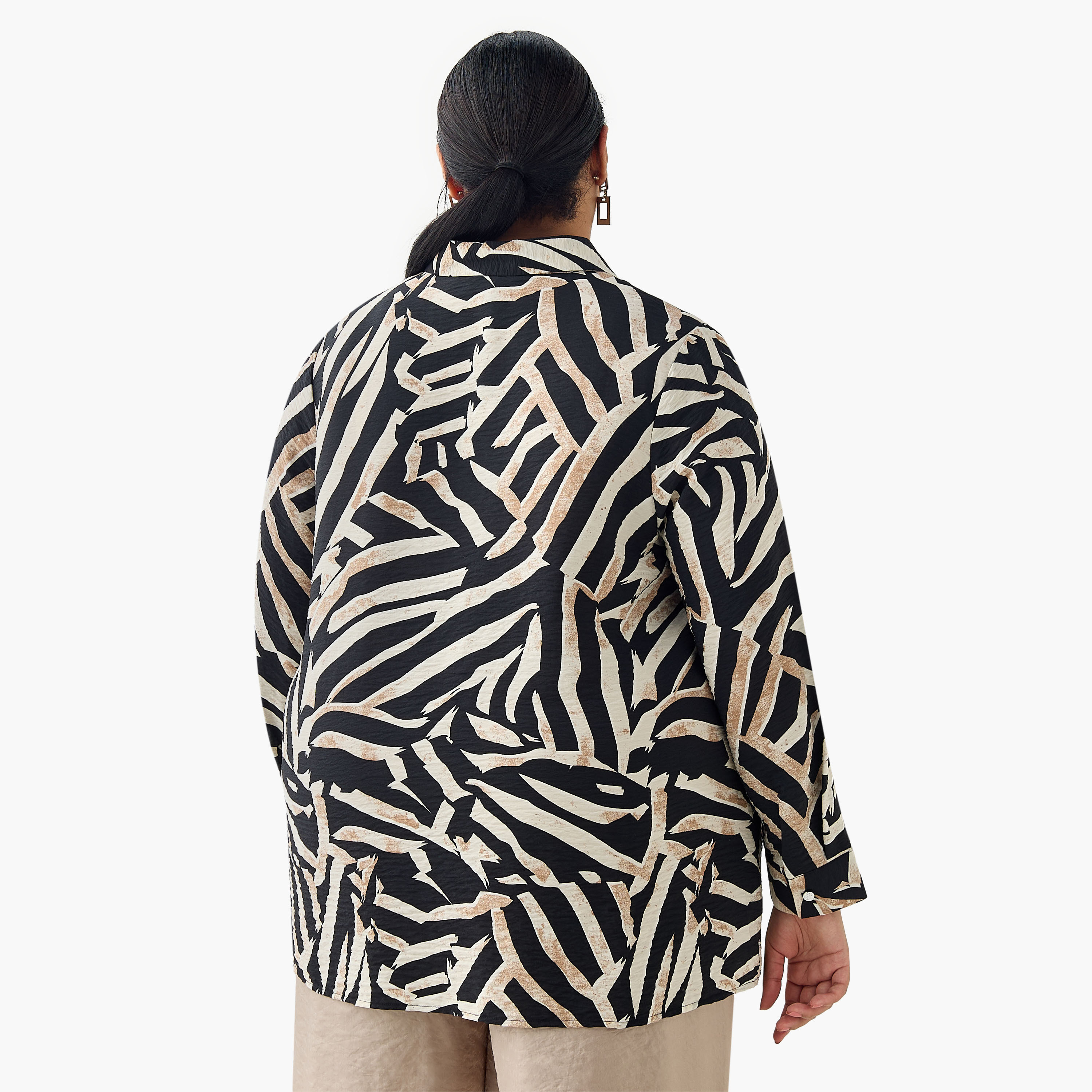 Ulla Popken Relaxed Fit Viscose Shirt with Abstract Print-women-clothing-shirtsandblouses-shirts-image-4