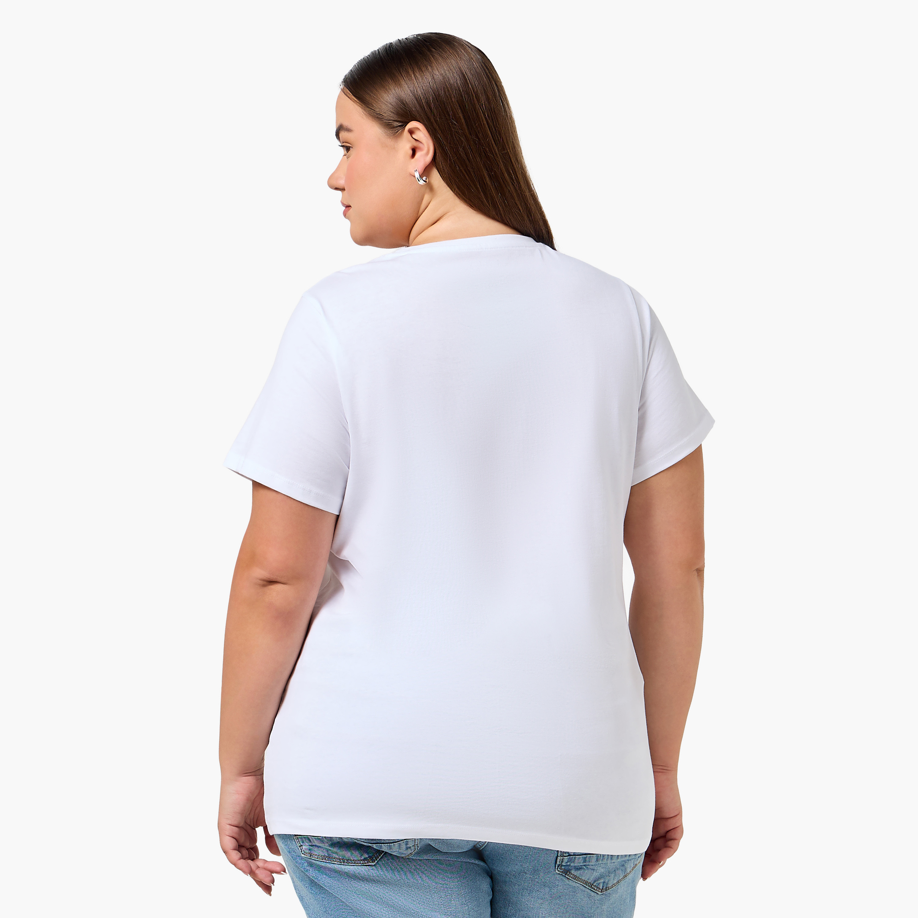 Ulla Popken Relaxed Fit Cotton T-shirt with Planter Print-women-clothing-tshirts-image-4