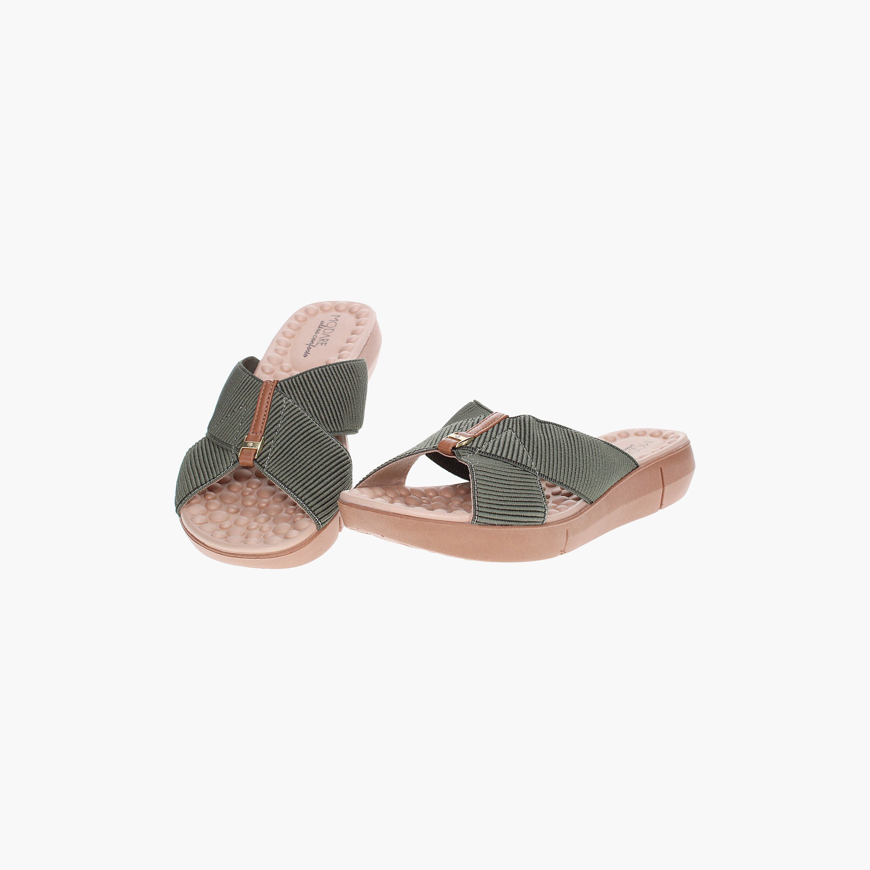 صندل نسائي مسطح مفتوح من الأمام من مودير | 7142-101-26405-93221-women-shoes-sandals-flats-image-1