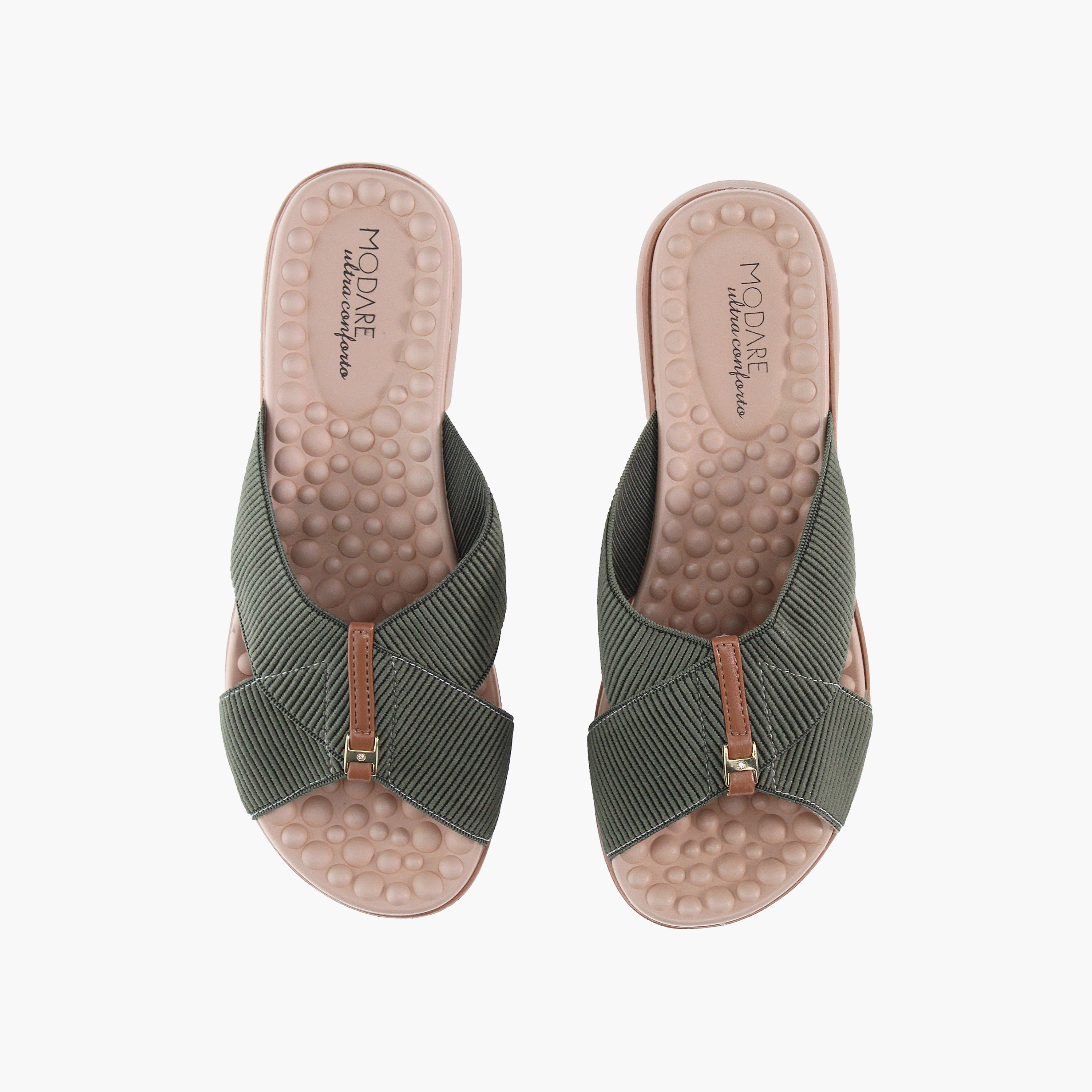 صندل نسائي مسطح مفتوح من الأمام من مودير | 7142-101-26405-93221-women-shoes-sandals-flats-image-5