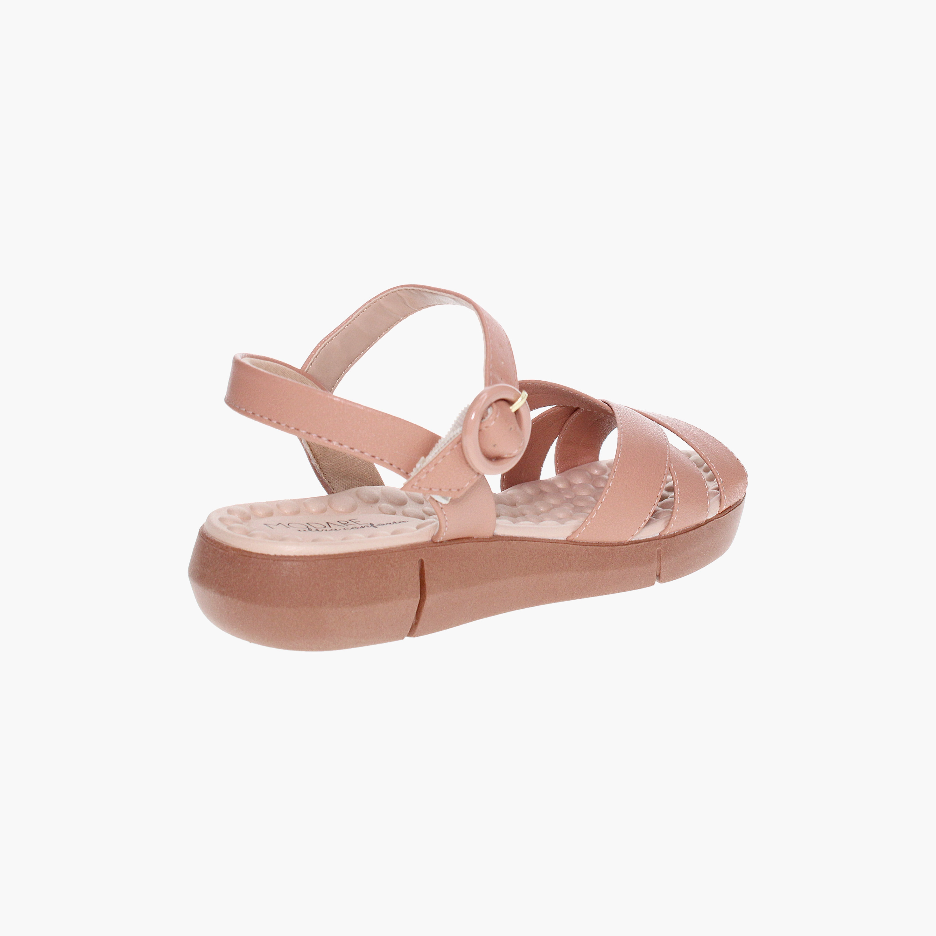 صندل نسائي مفتوح من الأمام بحزام متقاطع من مودير | 7142-124-21736-women-shoes-sandals-flats-image-8