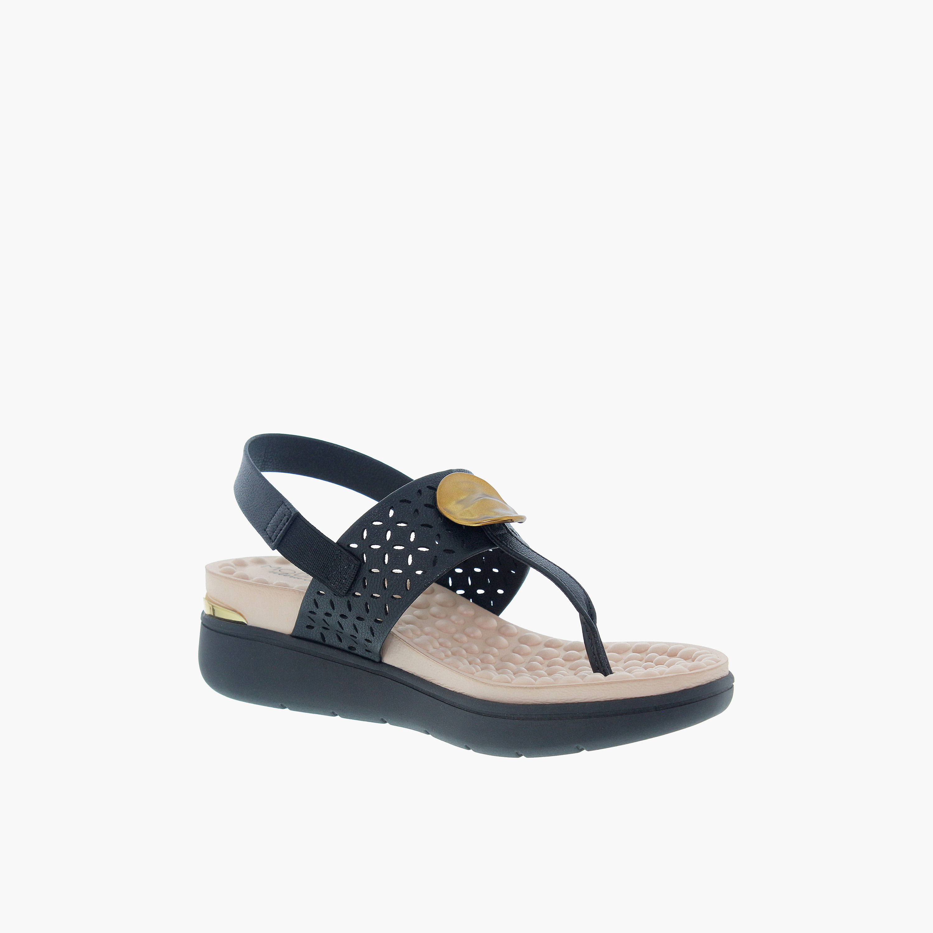 مودير - صندل أميرا1 للنساء مطاطي ذو نعل سميك | 7151-140-21736-15745-women-shoes-sandals-heeled-image-1
