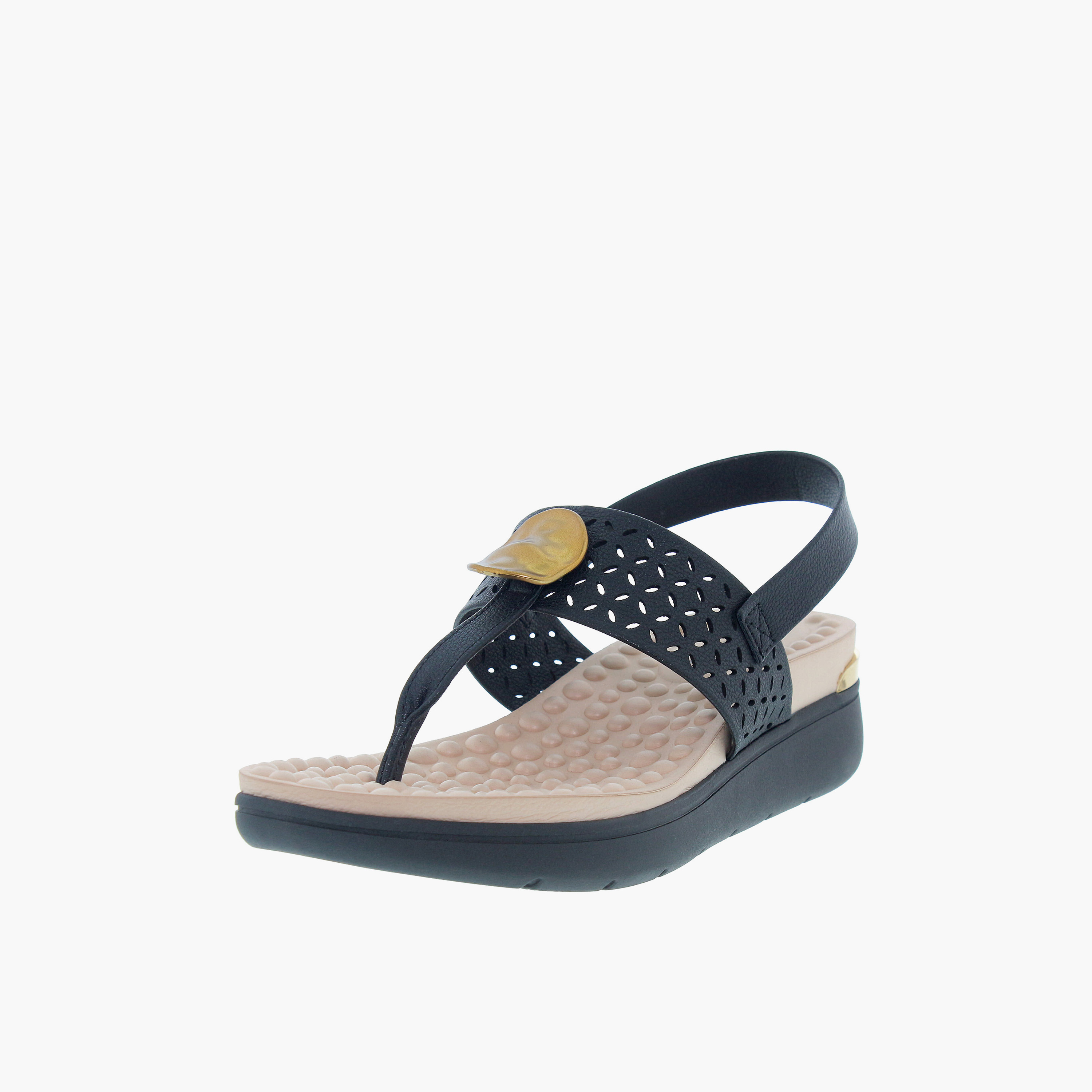 مودير - صندل أميرا1 للنساء مطاطي ذو نعل سميك | 7151-140-21736-15745-women-shoes-sandals-heeled-image-2