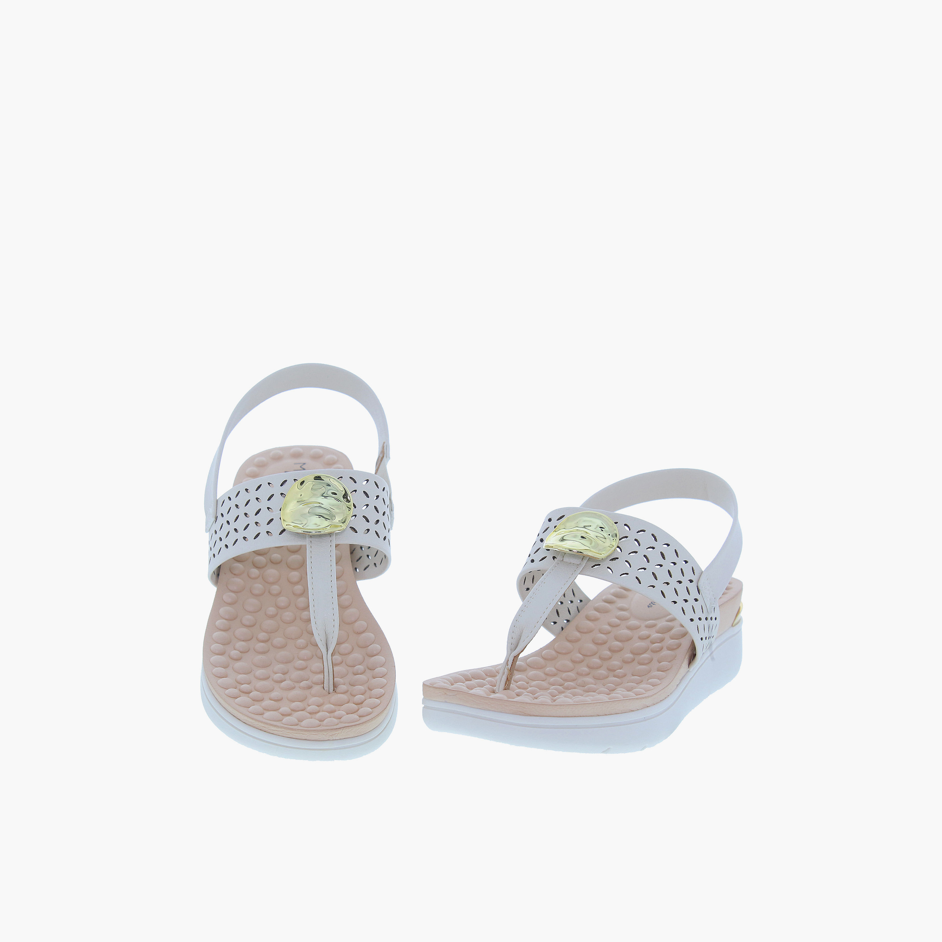 مودير - صندل Ann1 للنساء مطاطي ذو نعل سميك | 7151-140-21736-35312-women-shoes-sandals-heeled-image-4