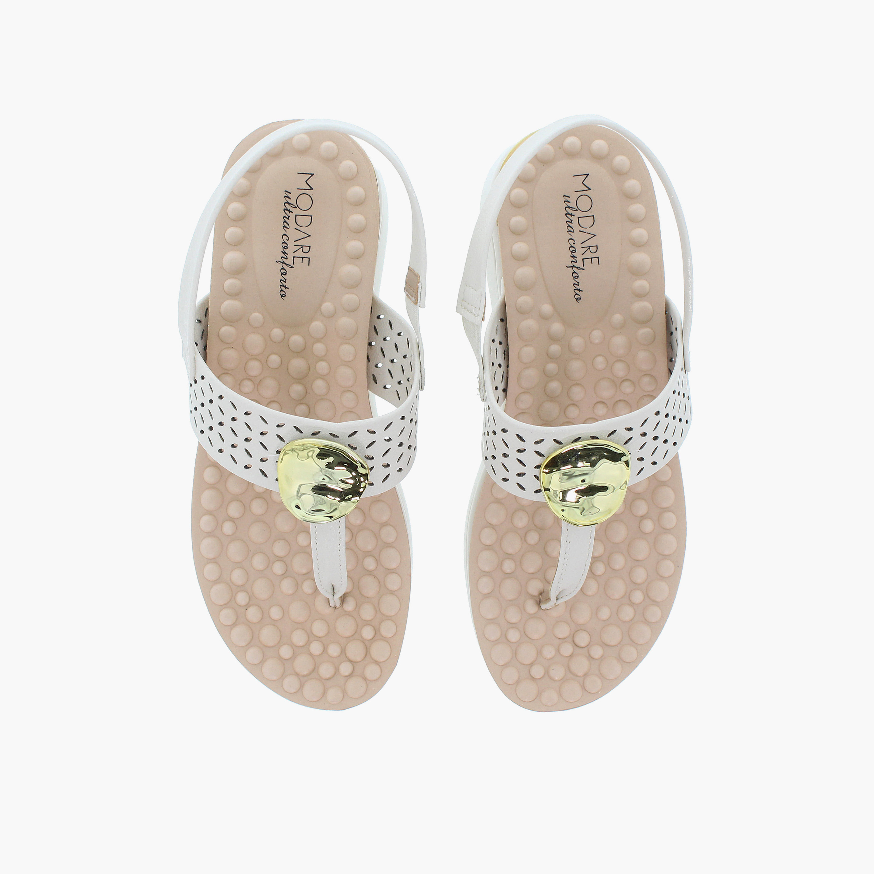 مودير - صندل Ann1 للنساء مطاطي ذو نعل سميك | 7151-140-21736-35312-women-shoes-sandals-heeled-image-5