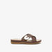 Le Confort Open Toe Slip-On Sandals-Women%27s Flat Sandals-thumbnailMobile-0