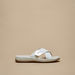 Le Confort Open Toe Slip-On Sandals-Women%27s Flat Sandals-thumbnailMobile-0
