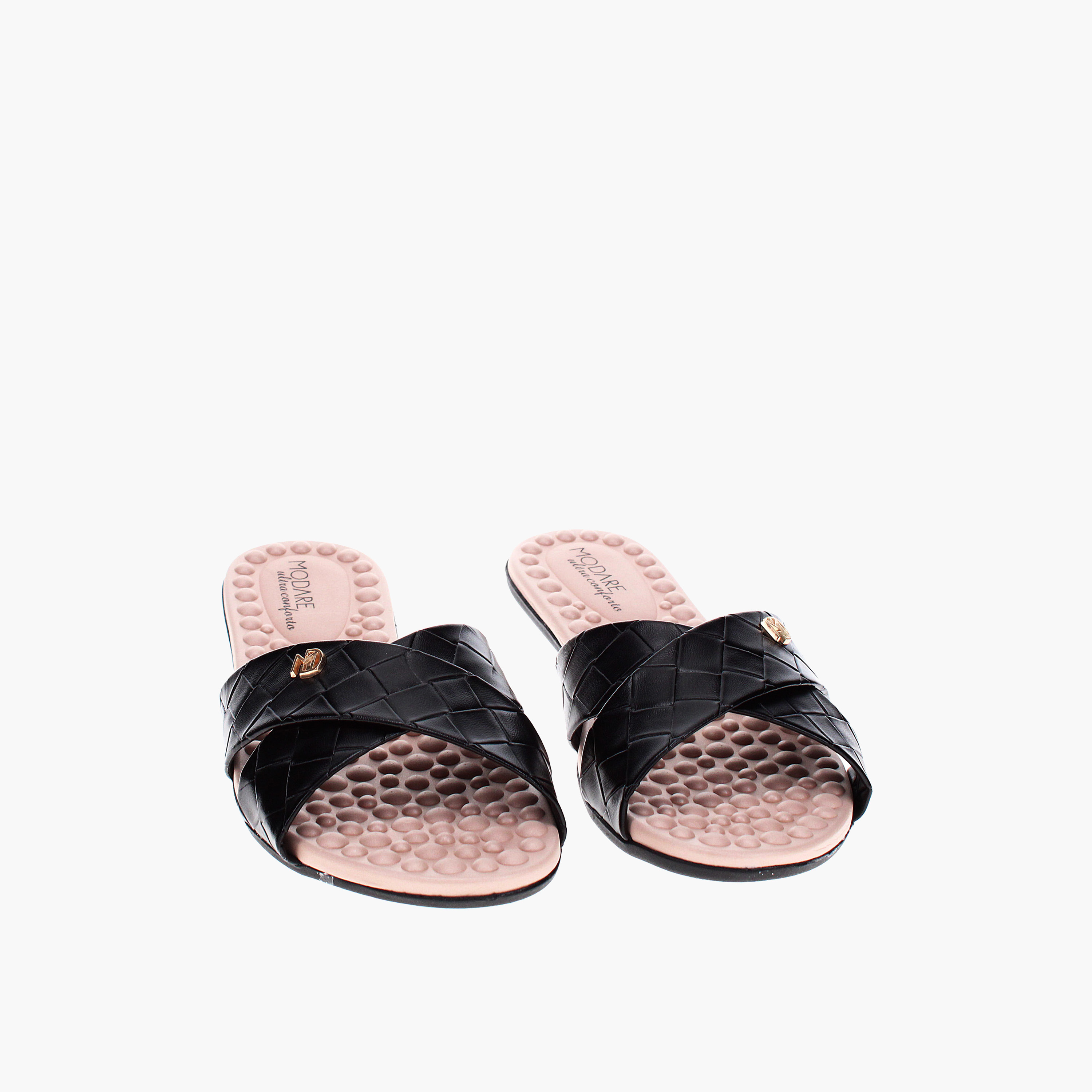 Modare by Geoomnii Women's Slip On Wrent Strap Sandals | 7163-105-25299-15745       -women-shoes-sandals-flats-image-5