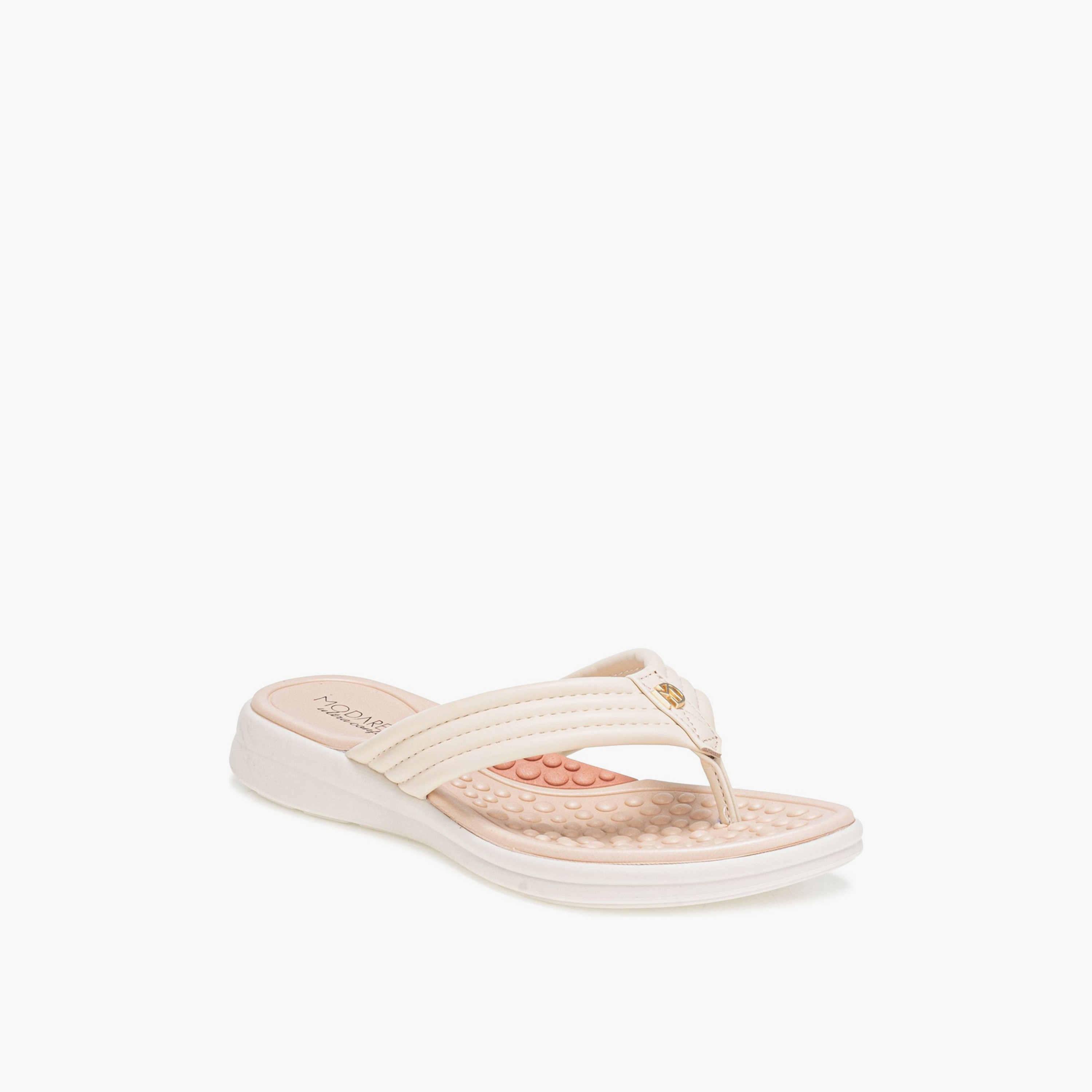 Modare by Geoomnii Women's Slip-On Thong Slippers | 7174-105-20980-83517         -women-shoes-flipflopsandslides-image-1