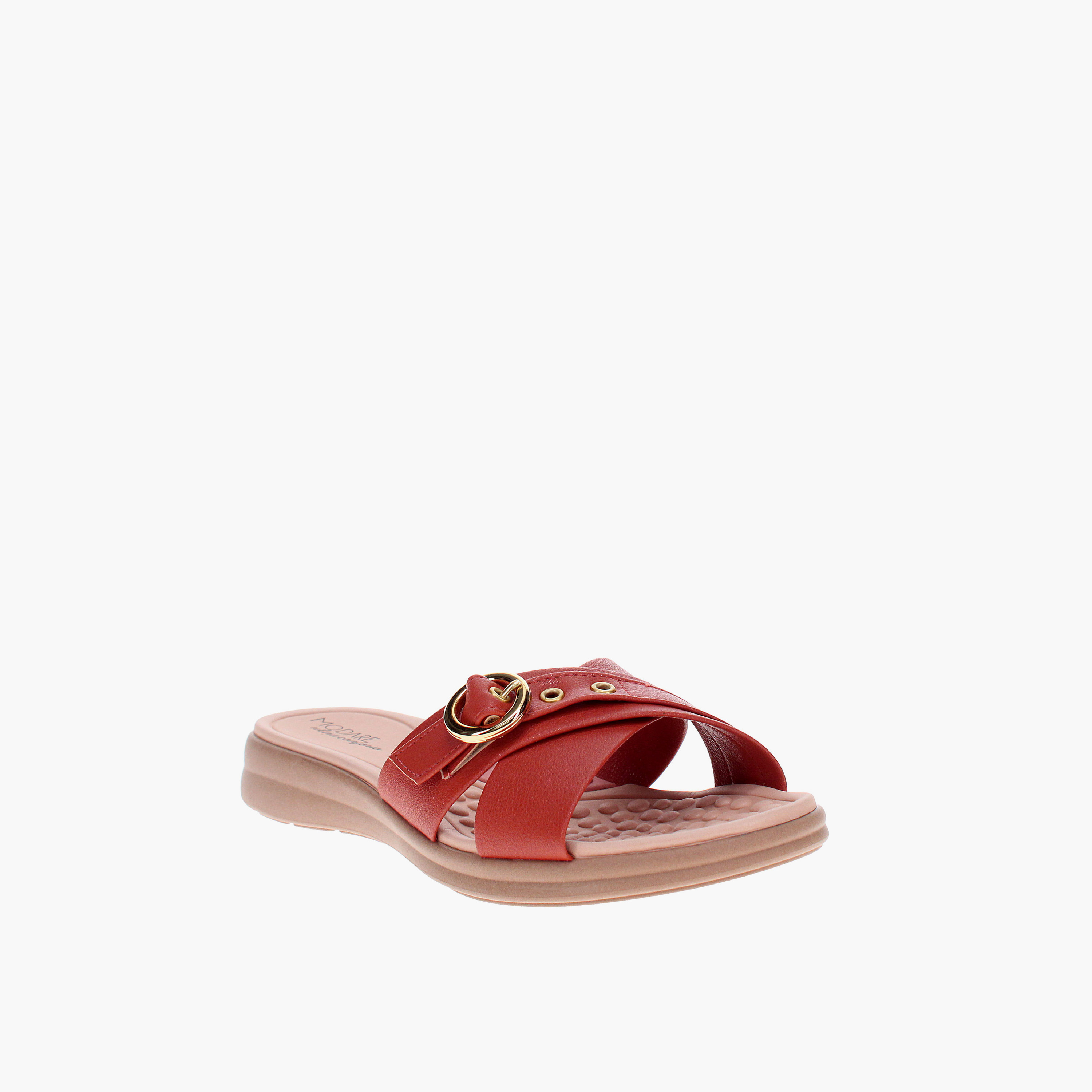 Modare by Geoomnii Women's Slip On Xian Slide Sandals | 7174-117-21736-98405       -women-shoes-sandals-flats-image-1