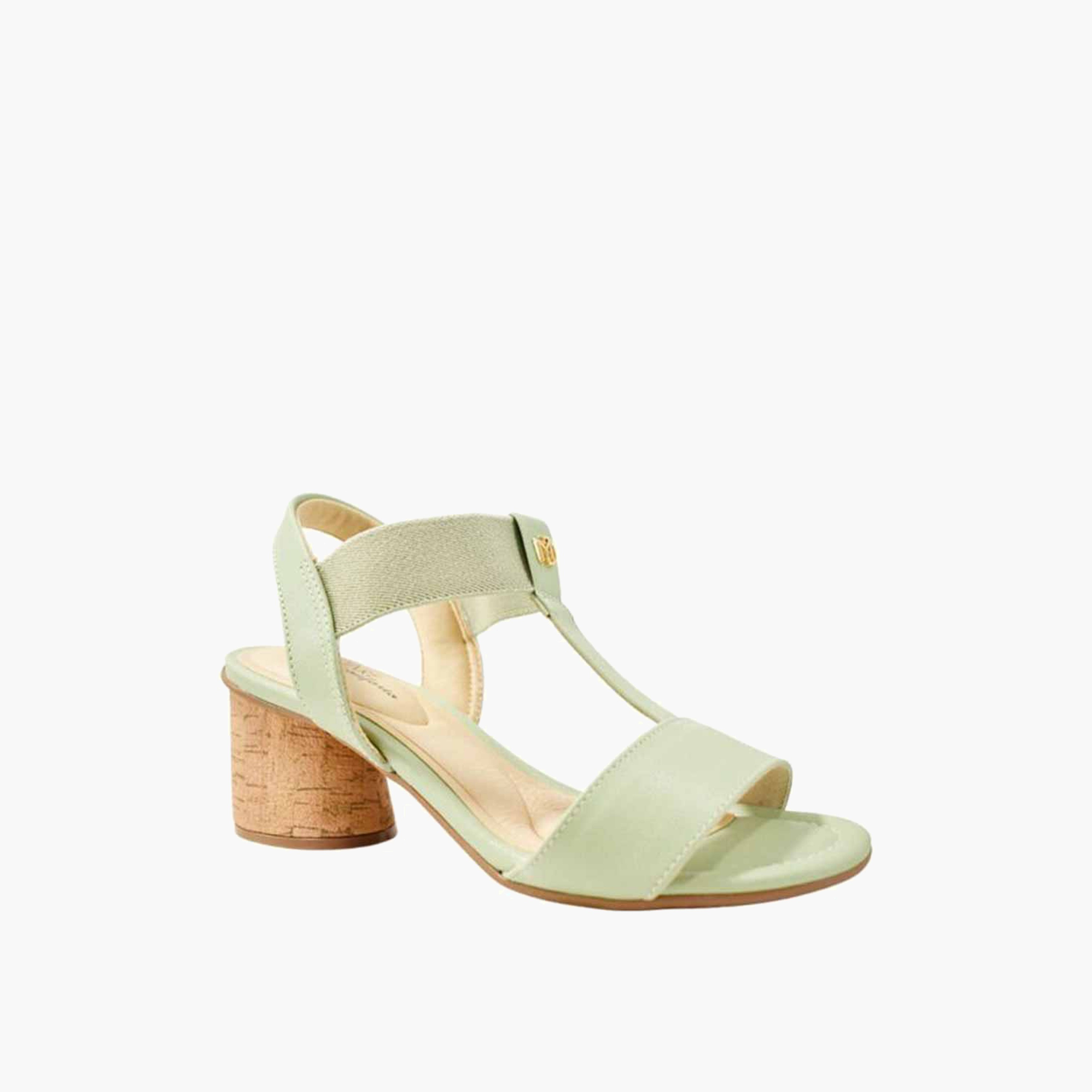 مودير-  حذاء نويلي كعب مربع مرن للنساء  | 7179-102-25116-87607-women-shoes-heels-image-1